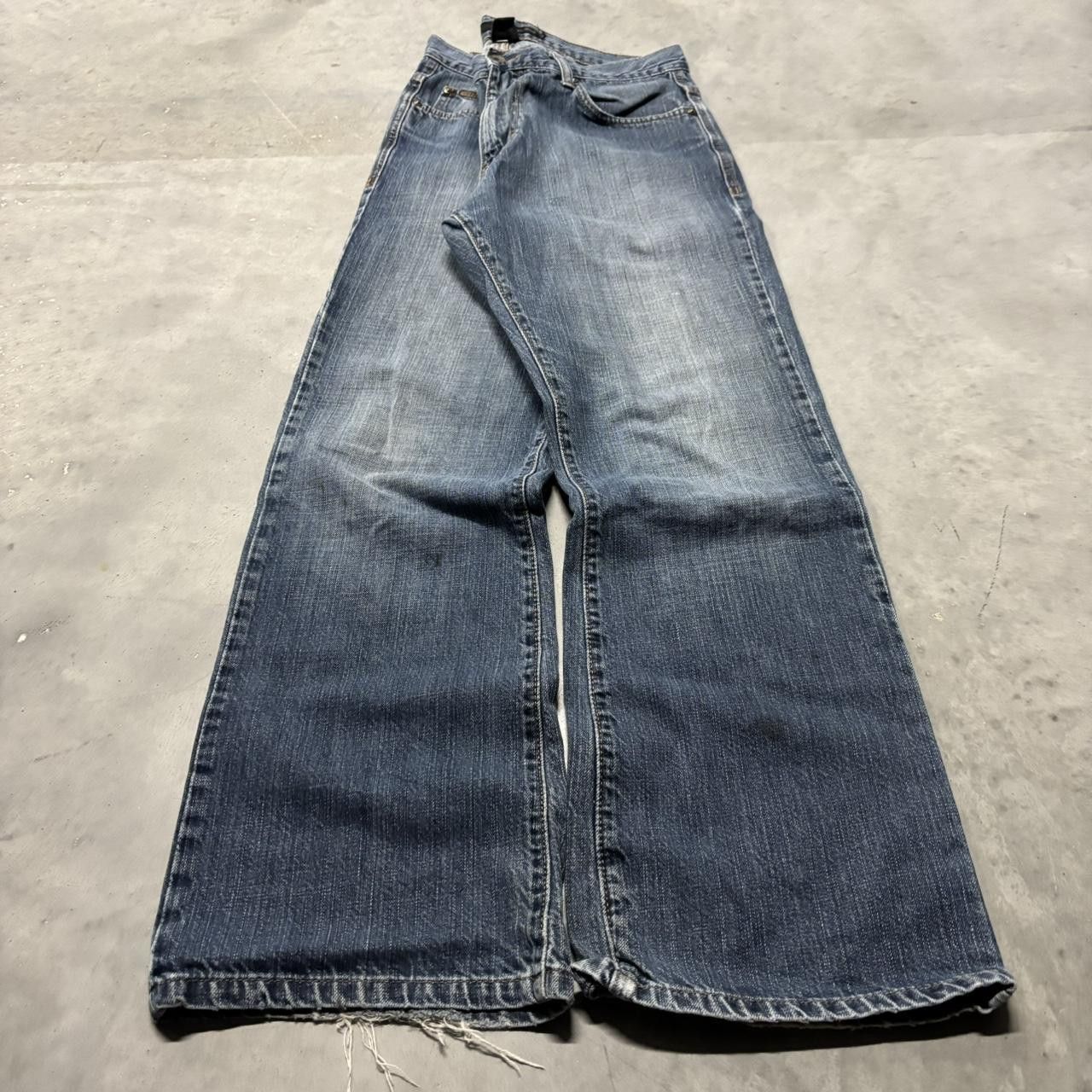 Calvin Klein × Vintage Crazy Vintage Y2K/2000s Grunge Calvin Klein Dark Wash Denim Jeans! Size US 32 / EU 48 - 3 Thumbnail