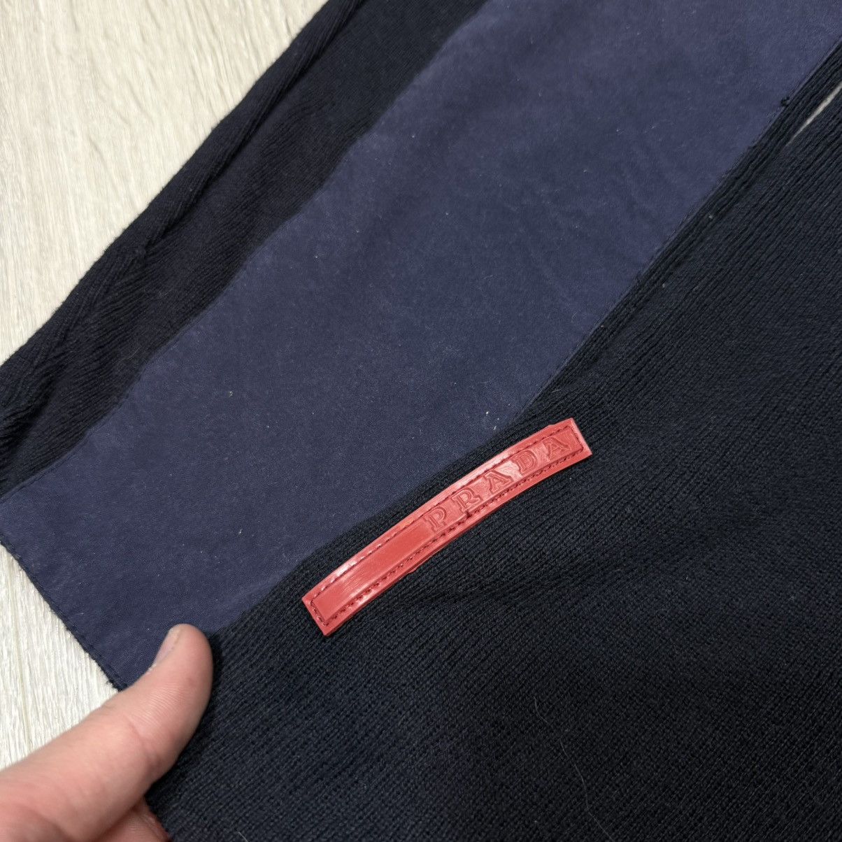 Prada Vintage Fleece Avant Garde Nylon Prada Red Tag Size US XL / EU 56 / 4 - 2 Thumbnail