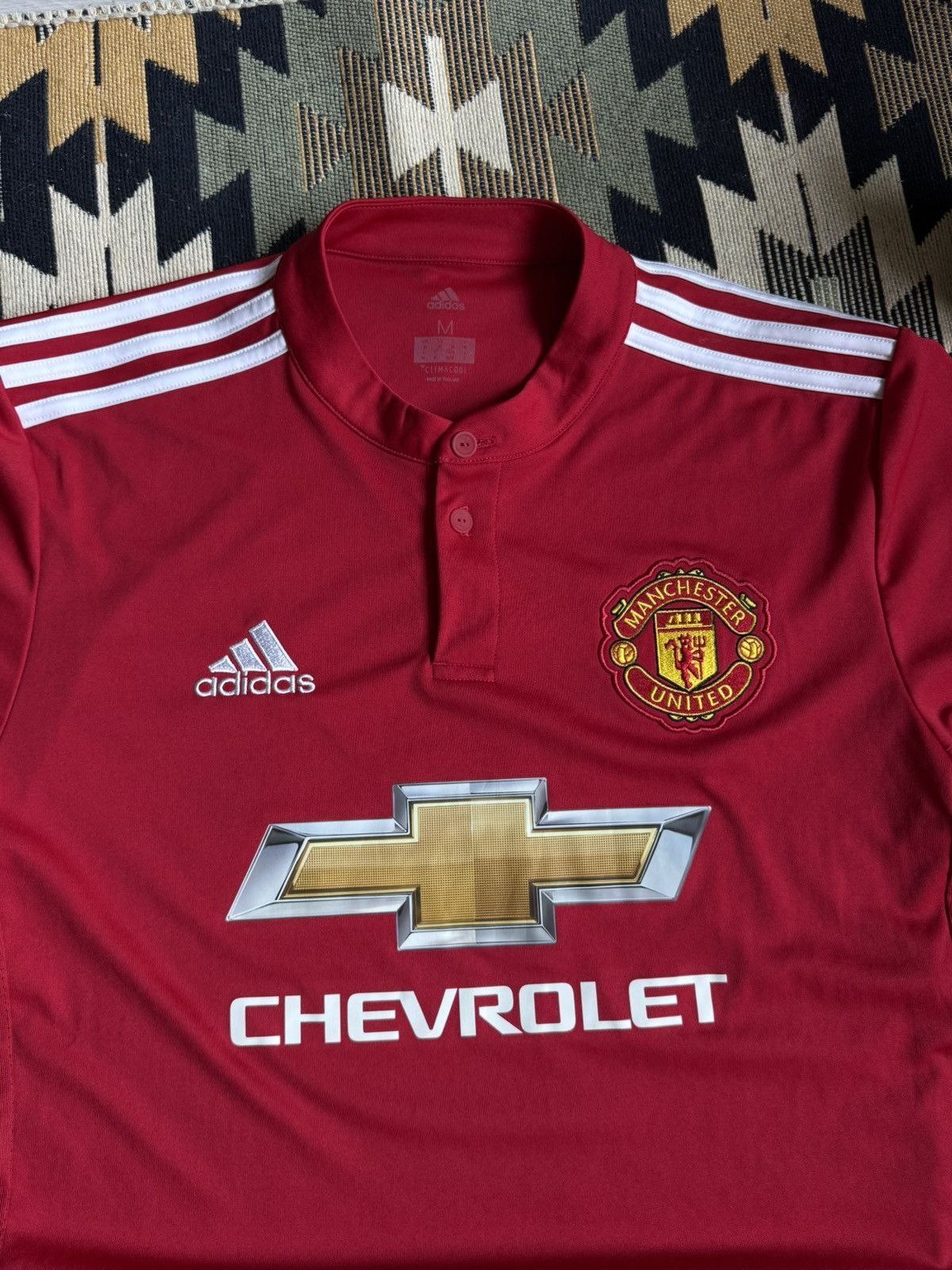 Adidas Manchester United 2017/18 Blockcore Soccer Jersey Size US M / EU 48-50 / 2 - 6 Thumbnail