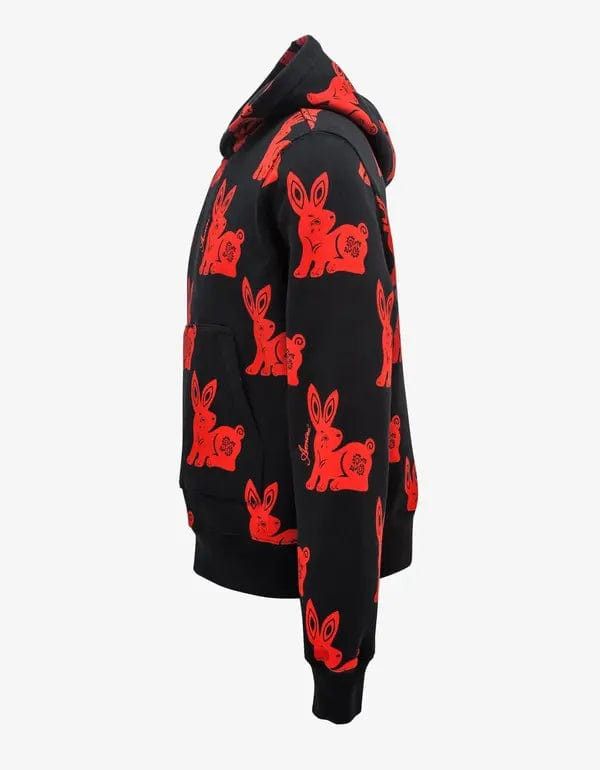 Amiri Amiri Black Rabbit Allover Hoodie Size US XS / EU 42 / 0 - 5 Thumbnail
