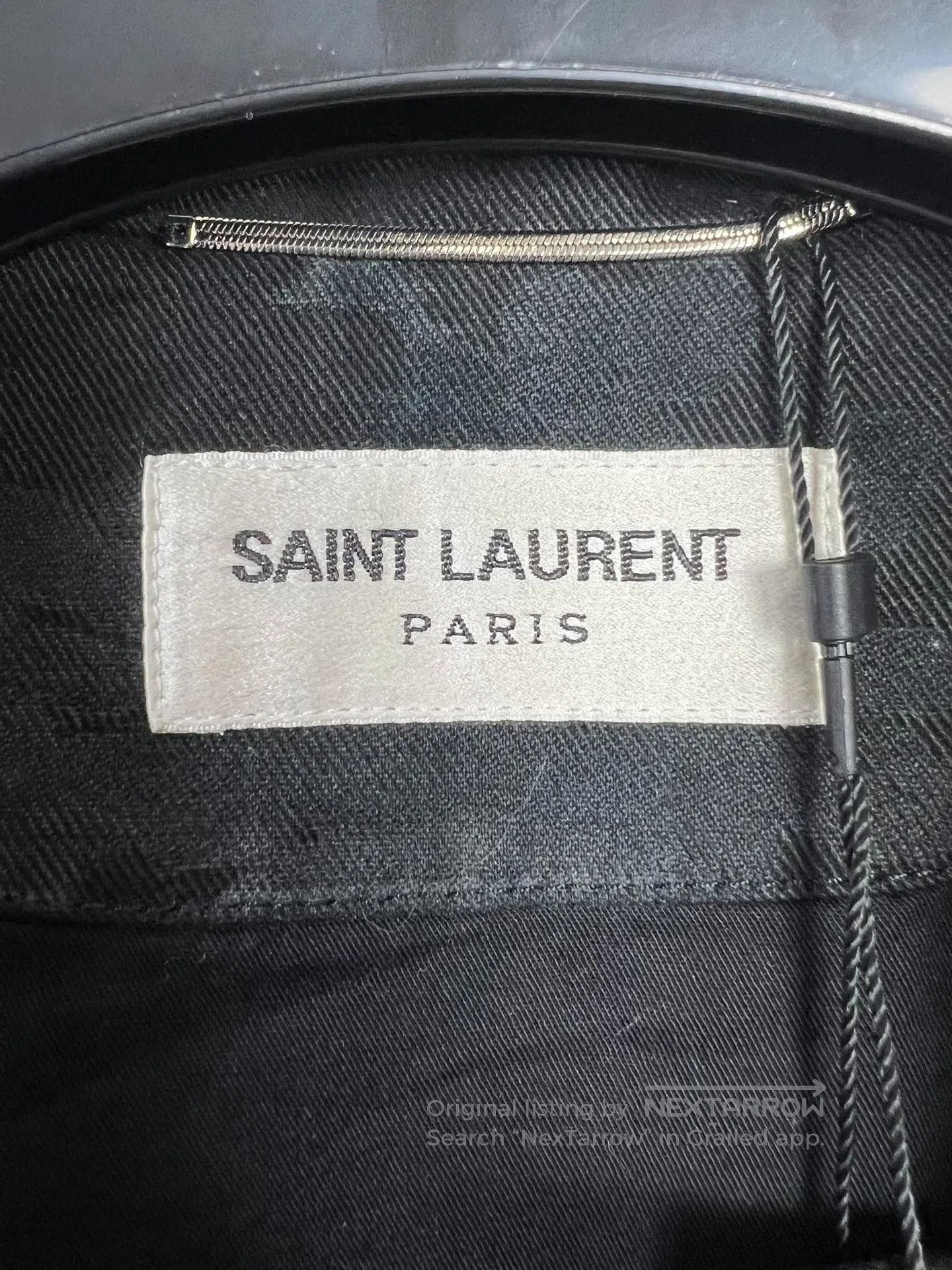 Saint Laurent Paris Saint Laurent Floral Denim Vest. Size US M / EU 48-50 / 2 - 4 Thumbnail