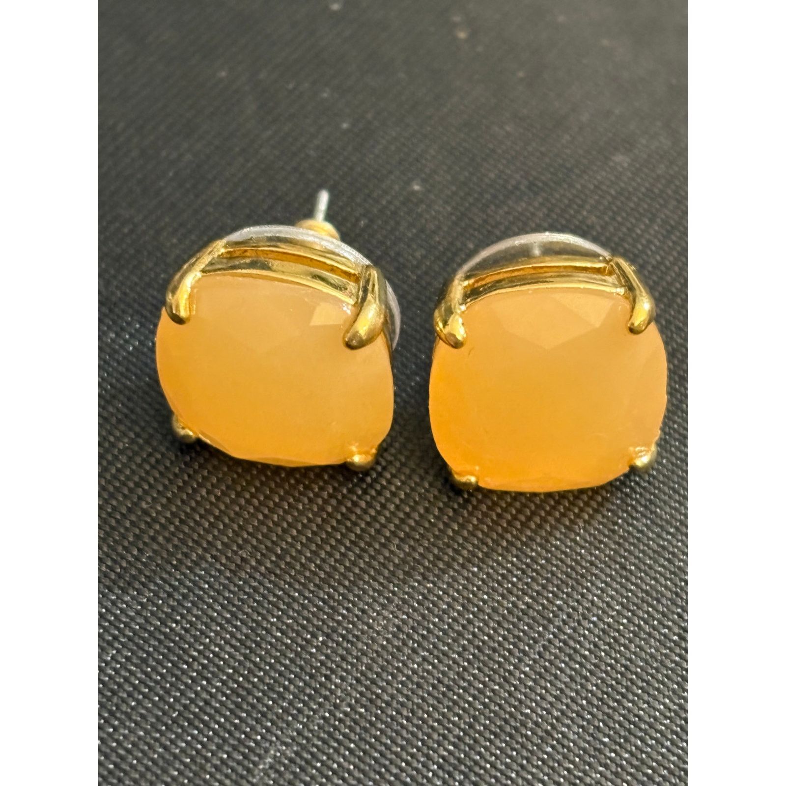 Kate Spade Kate Spade 0.5 Inch Cushion Stud Earrings Gold Tone Size ONE SIZE - 3 Thumbnail