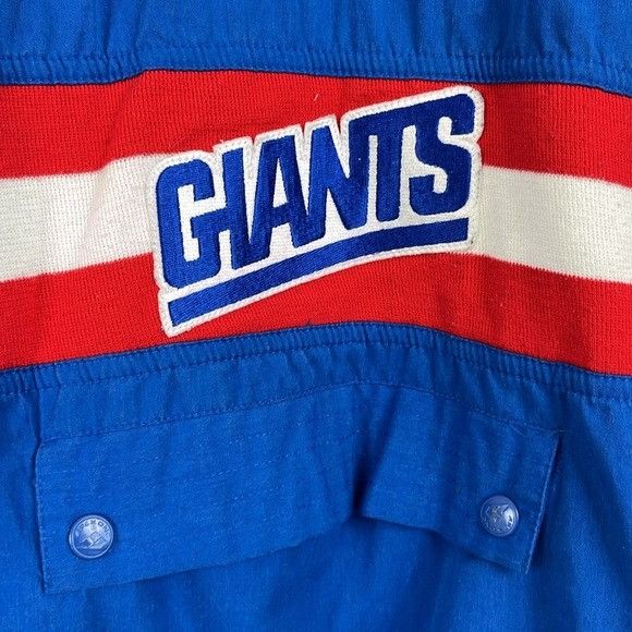 Apex One Apex-One VTG Men's Blue Giants Windbreaker Pop Over Quilted Size US S / EU 44-46 / 1 - 3 Thumbnail