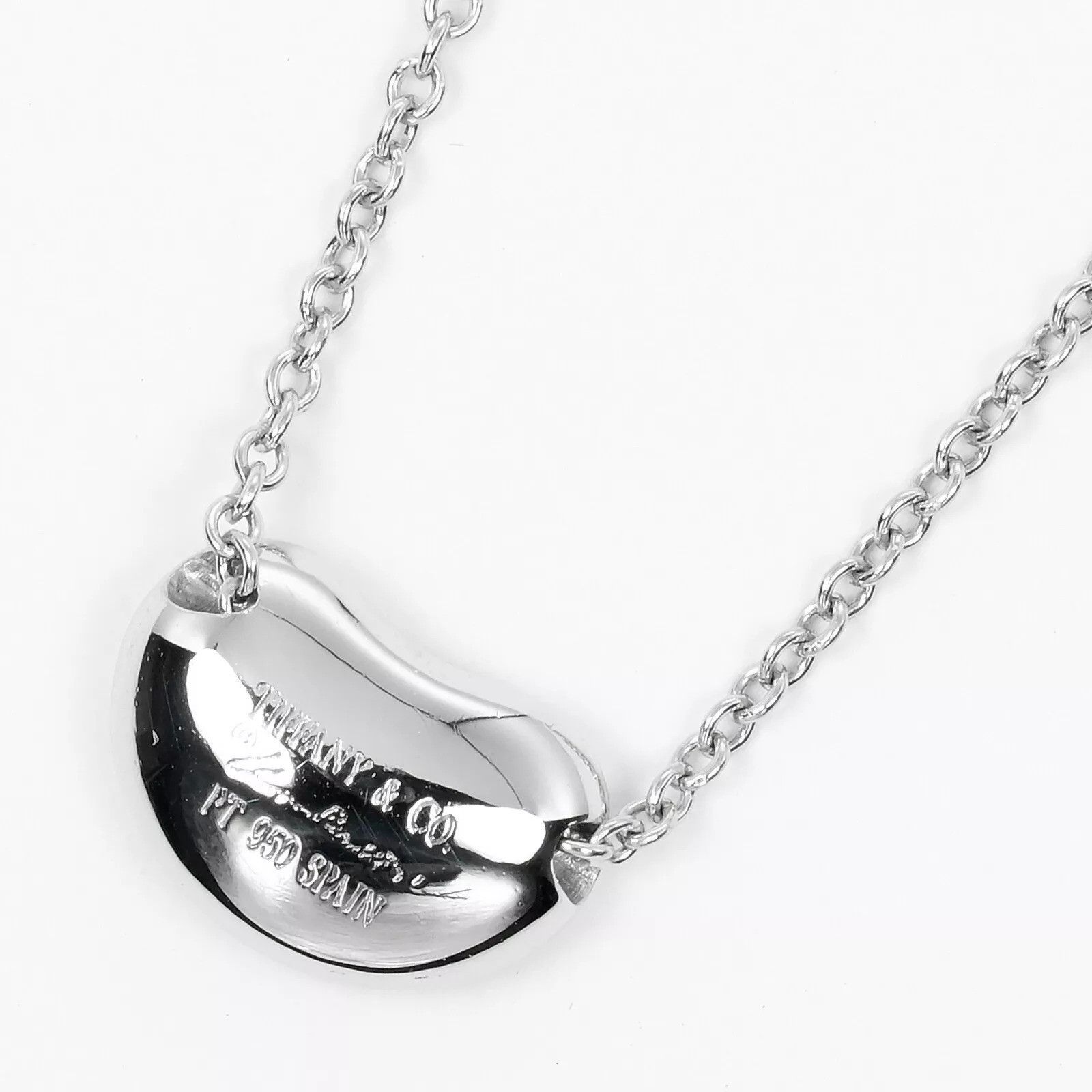 Tiffany & Co. TIFFANY&Co. Bean Necklace Pt950Platinum/Pave diamond Size ONE SIZE - 7 Thumbnail