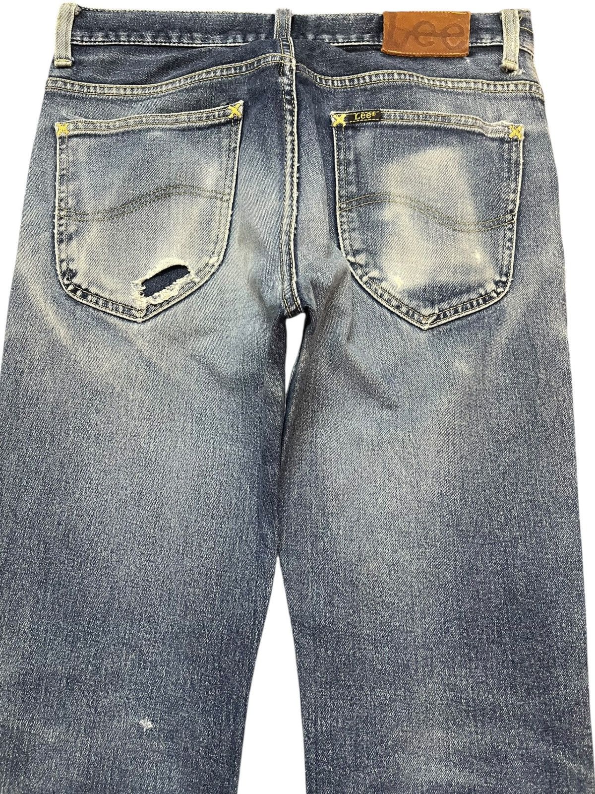 Lee Vintage Lee Riders Flare Grunge Distressed Denim Size US 30 / EU 46 - 6 Thumbnail