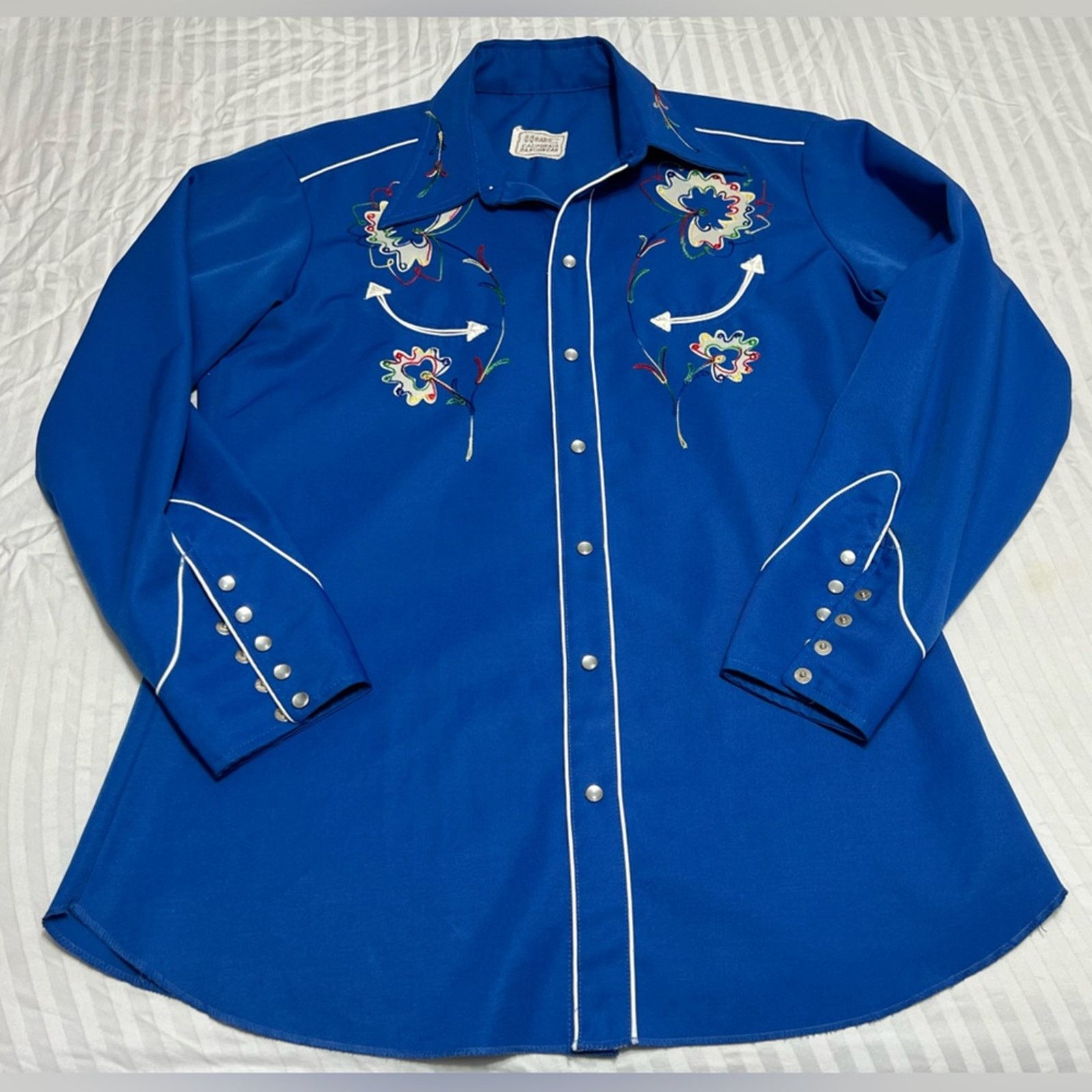 Other Vintage 70’s H Bar C Ranchwear Western Pearl Snap Shirt XL Size US XL / EU 56 / 4 - 1 Thumbnail
