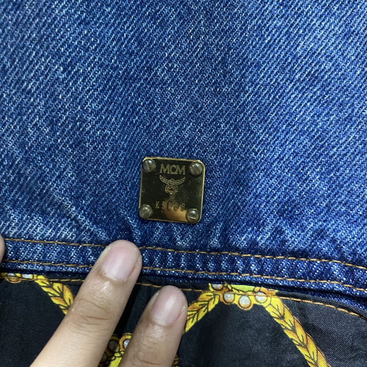 MCM × Vintage Vtg 90’s MCM denim jacket Size US S / EU 44-46 / 1 - 15 Thumbnail