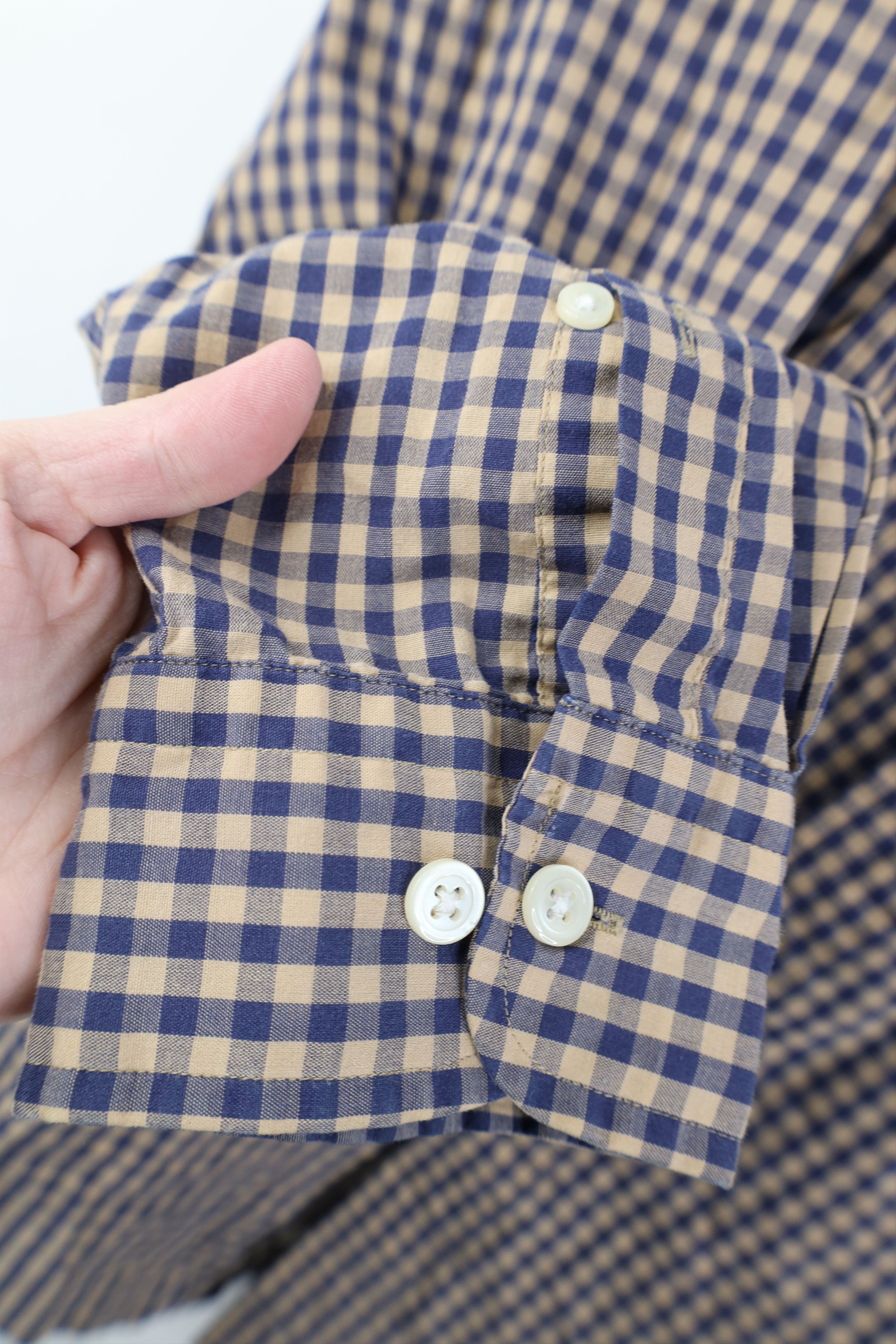 Lands' End Vintage 90s Lands End Lightweight Collared Button Down Shirt Size US L / EU 52-54 / 3 - 6 Thumbnail