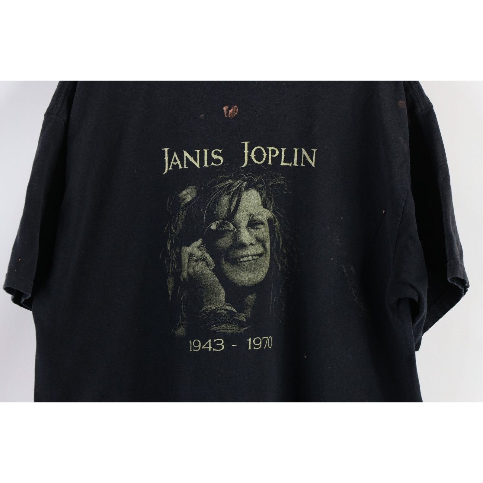 Vintage Vintage Distressed Janis Joplin Standing Nude Band T-Shirt Size US M / EU 48-50 / 2 - 13 Thumbnail