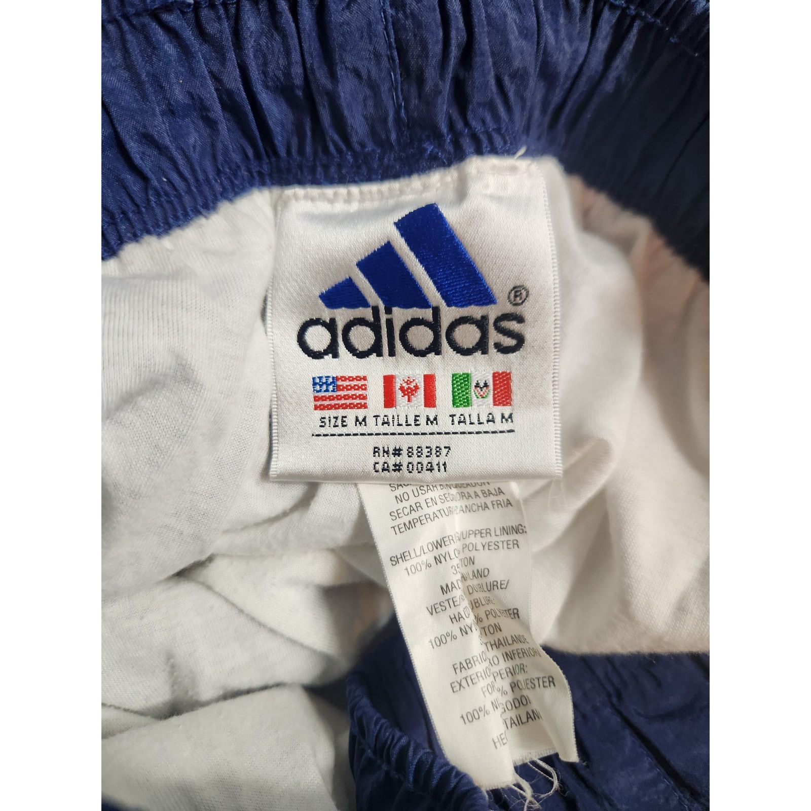 Adidas Vintage 90s Adidas Windpants men's medium Size US 32 / EU 48 - 3 Thumbnail