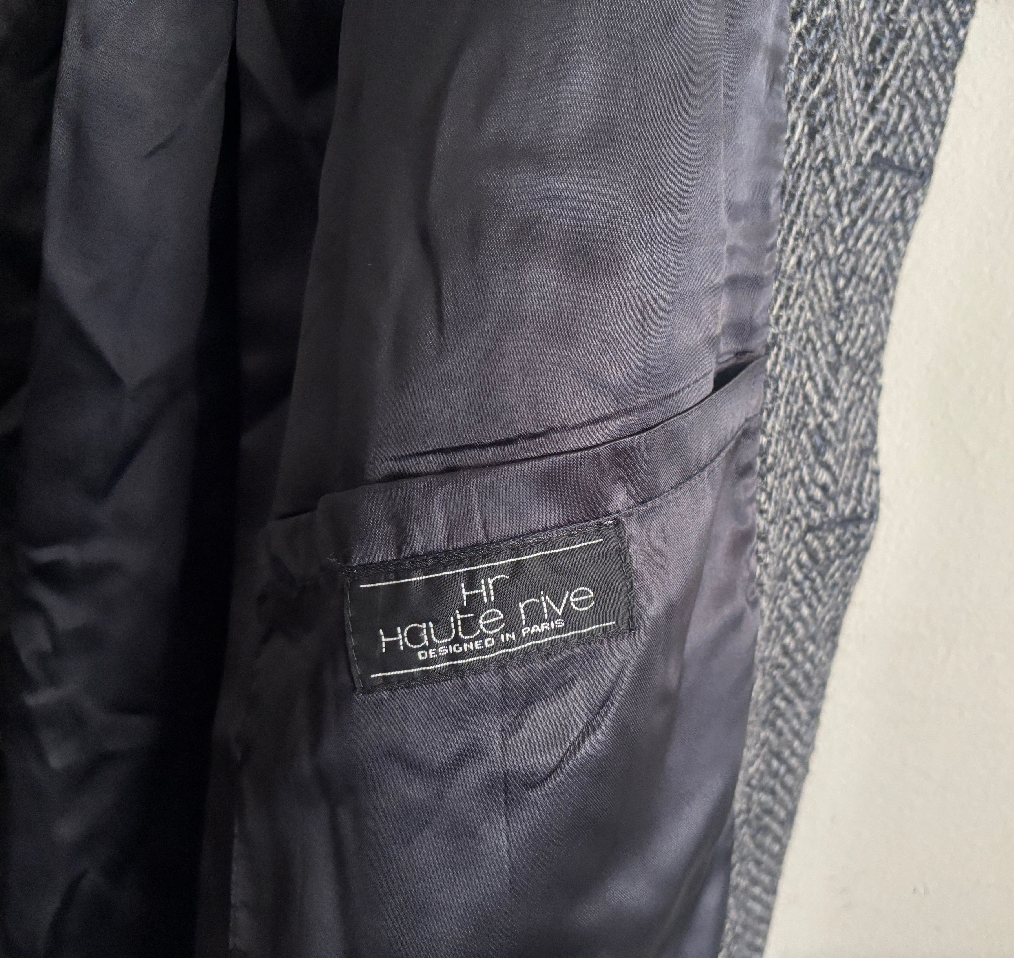 Vintage Haute Rive Paris Herringbone Belted Balmacaan Overcoat Size US M / EU 48-50 / 2 - 9 Thumbnail