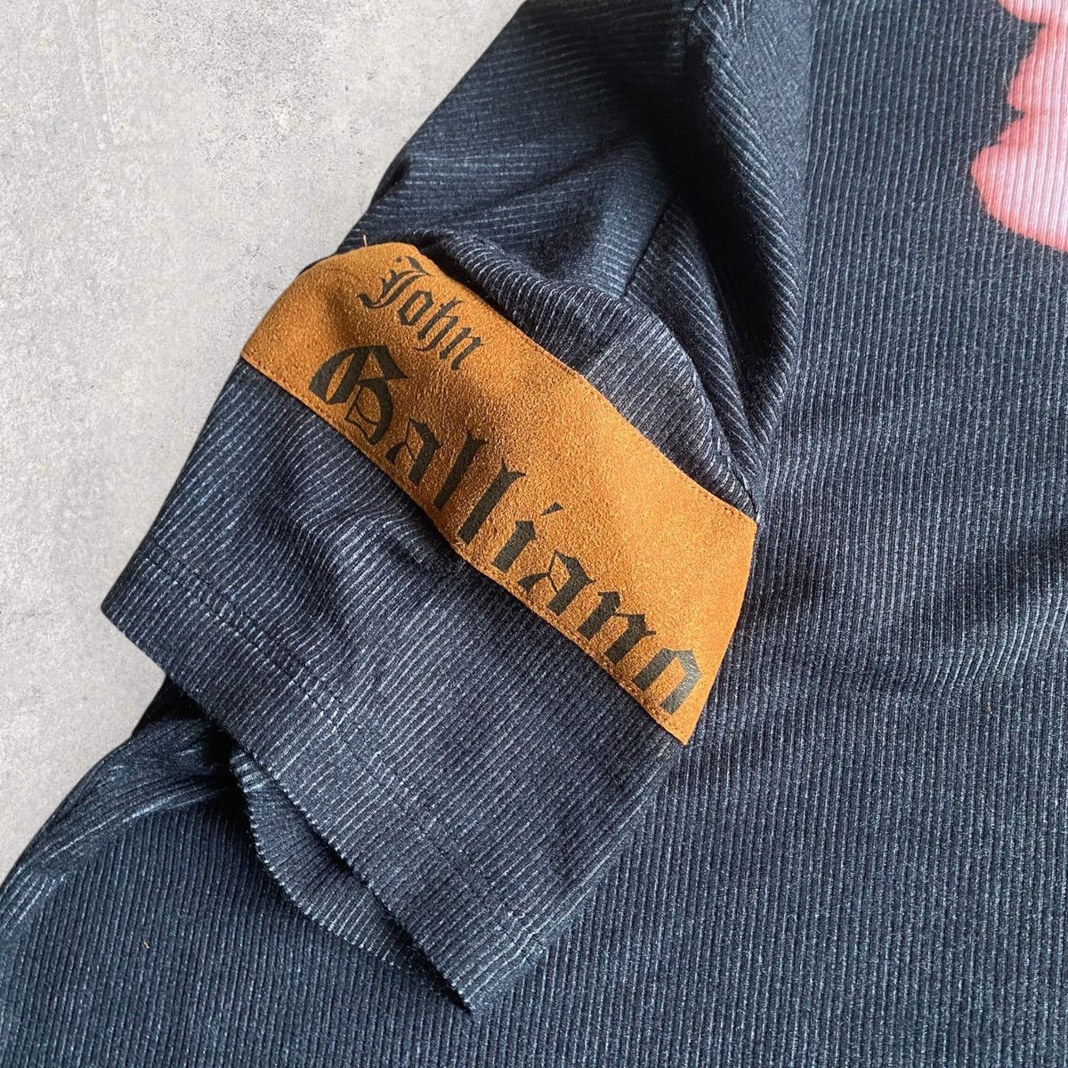 John Galliano × Vintage Rare Koi Fish Silk Blend Micro Ribbed T Shirt Size US M / EU 48-50 / 2 - 6 Thumbnail
