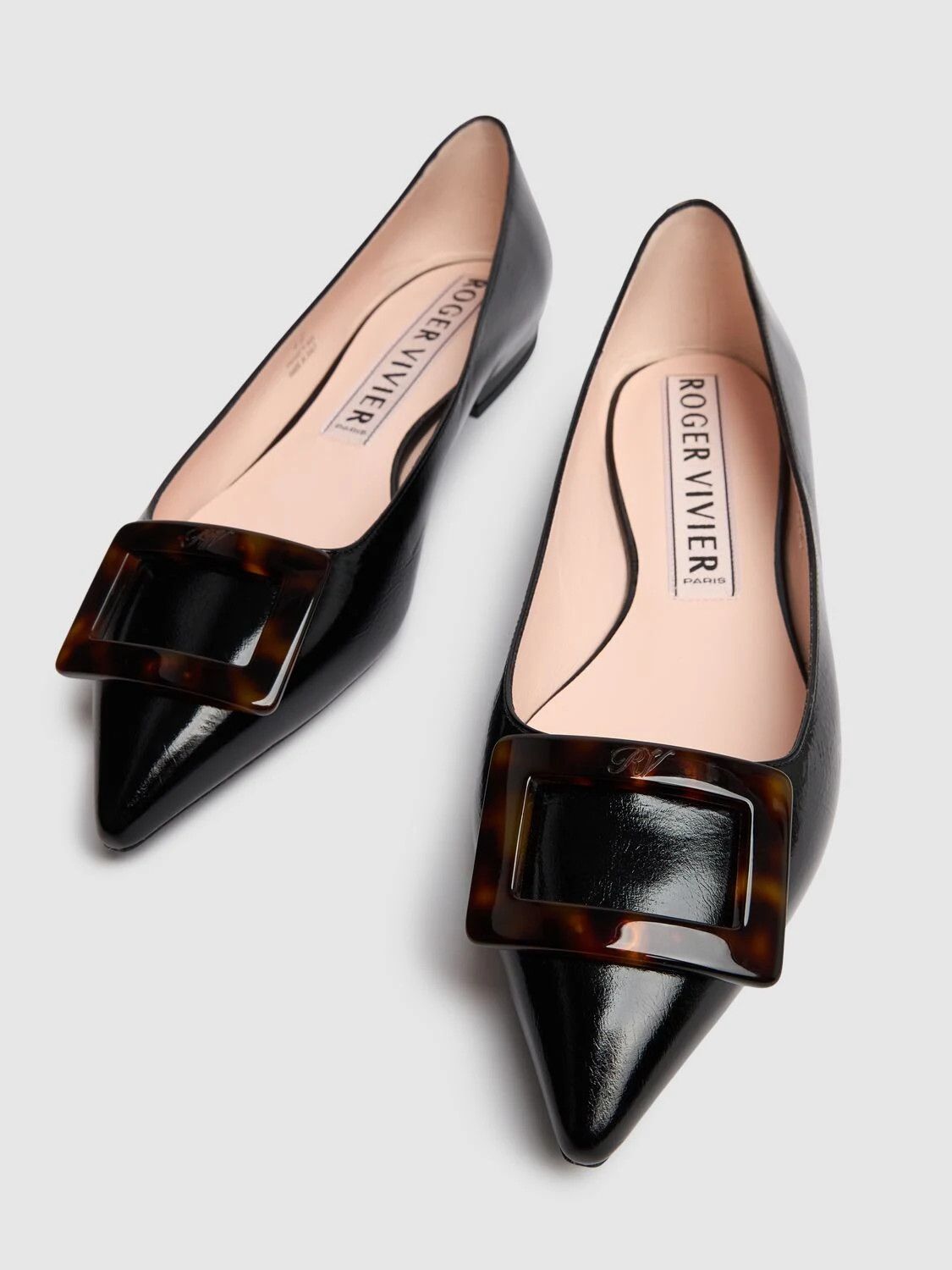 Roger Vivier o1s22i1n0824 Ballet Flats in Black Size US 6 / IT 36 - 3 Thumbnail