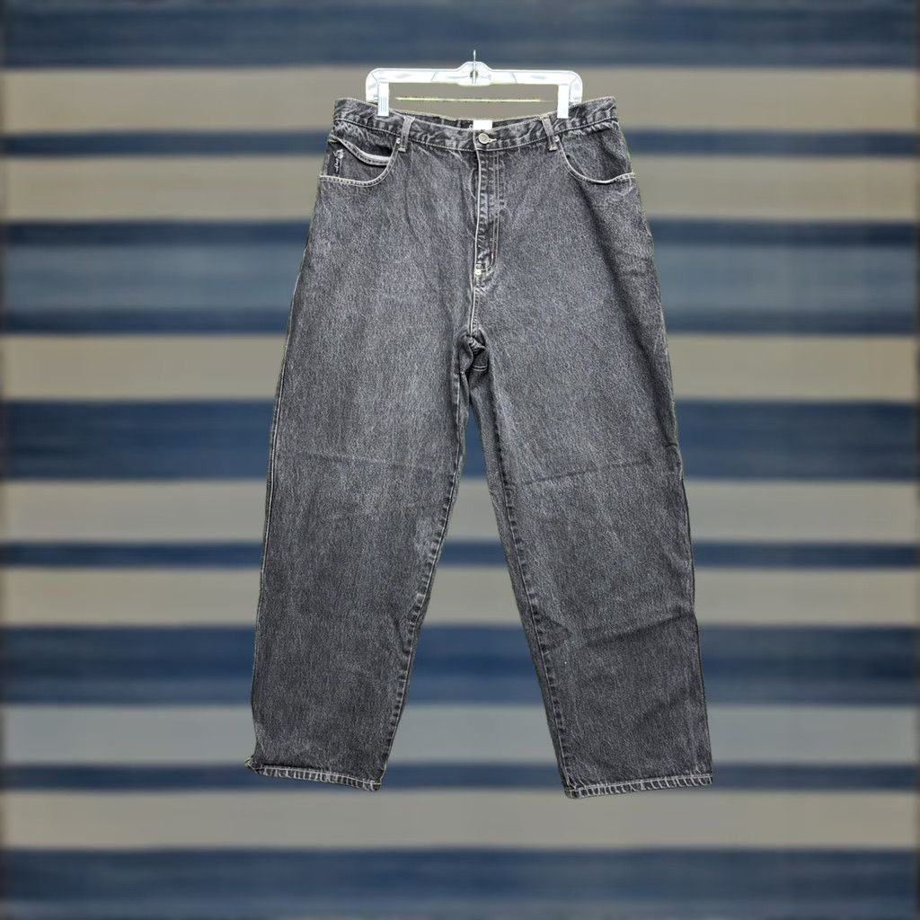 Sean John VINTAGE Sean John Jeans Mens 38 Black Dark Wash Wide-Leg Carpenter Denim 90s Pants Boys? Size US 38 / EU 54 - 1 Thumbnail