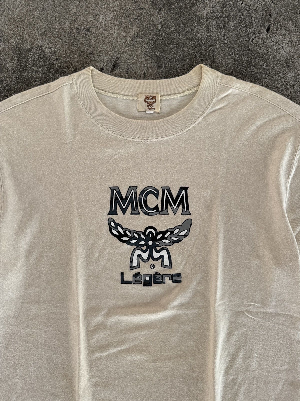 MCM Vintage MCM Legere Big Logo Tee Size US L / EU 52-54 / 3 - 2 Thumbnail