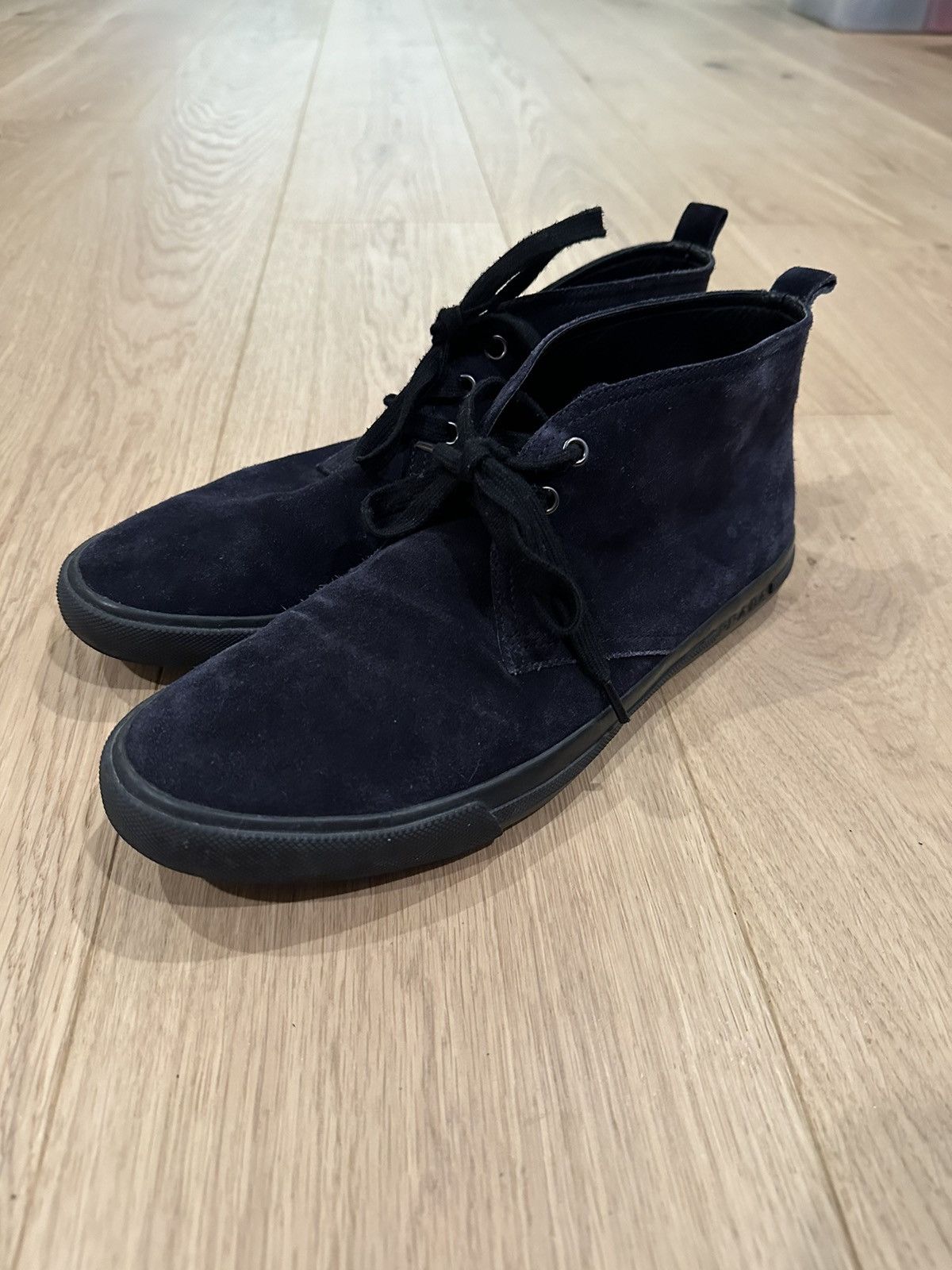 Prada Prada Blue Suede Chukka Boots | Grailed display picture 1