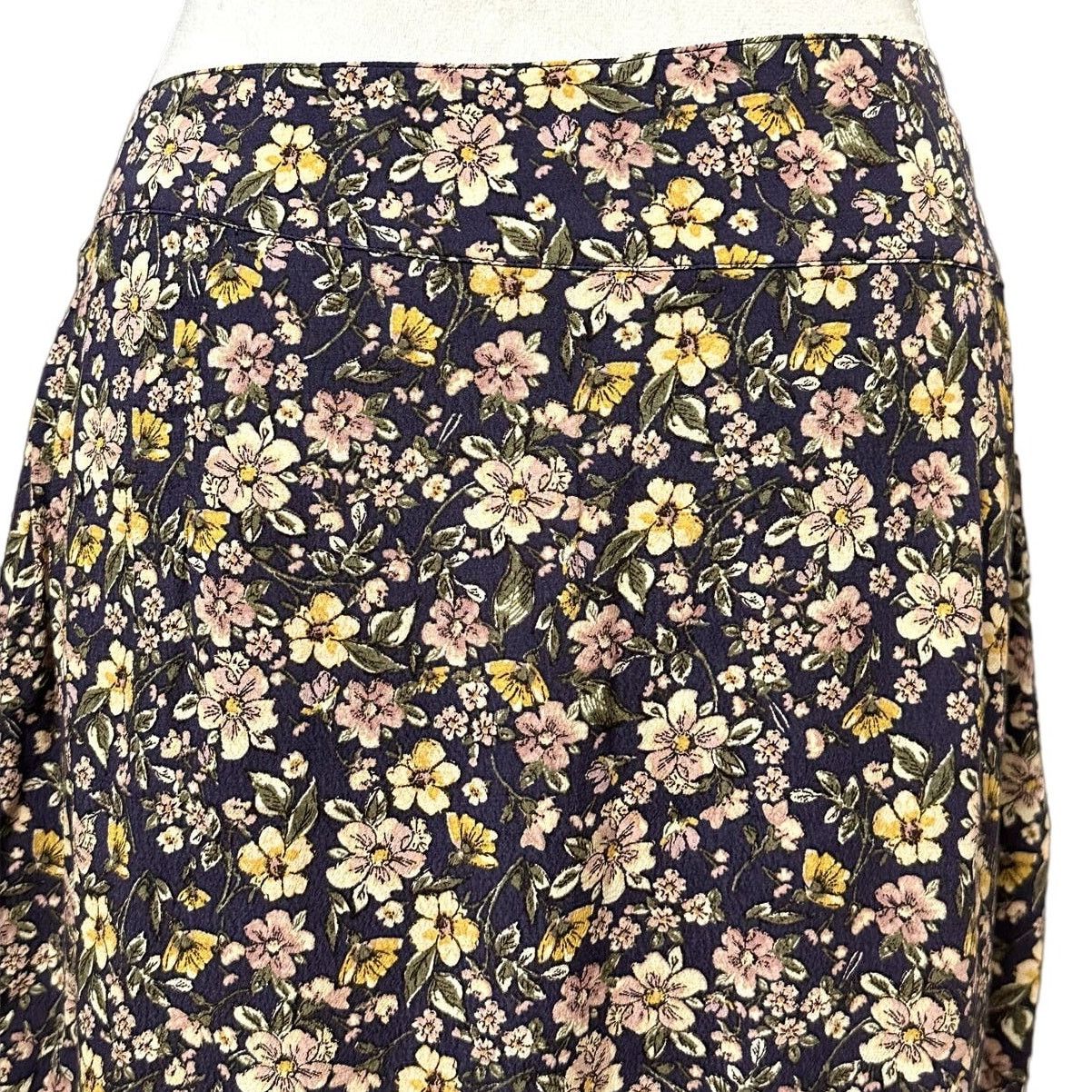 Other Elodie Straight Skirt Floral Belted Metal Ring Multicolor L Size 32" / US 10 / IT 46 - 6 Thumbnail