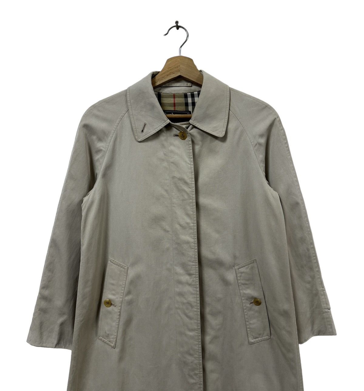 Vtg🔥Burberrys Prorsum Trench coat Novacheck Made in England