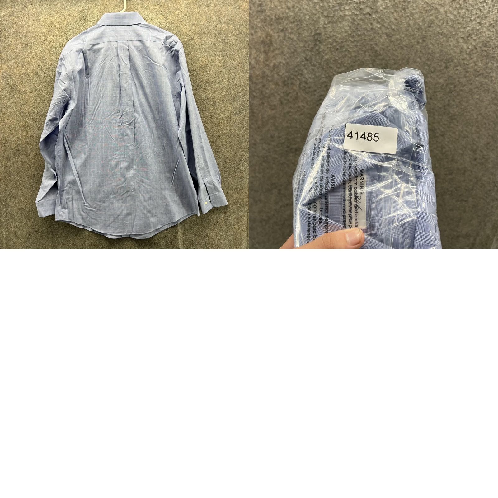 Brooks Brothers Brooks Brothers Dress Shirt Mens 16 34/35 Blue Check Regular Non-Iron 100% Cotton Button Front Short Sleeve? Size 42R - 8 Thumbnail
