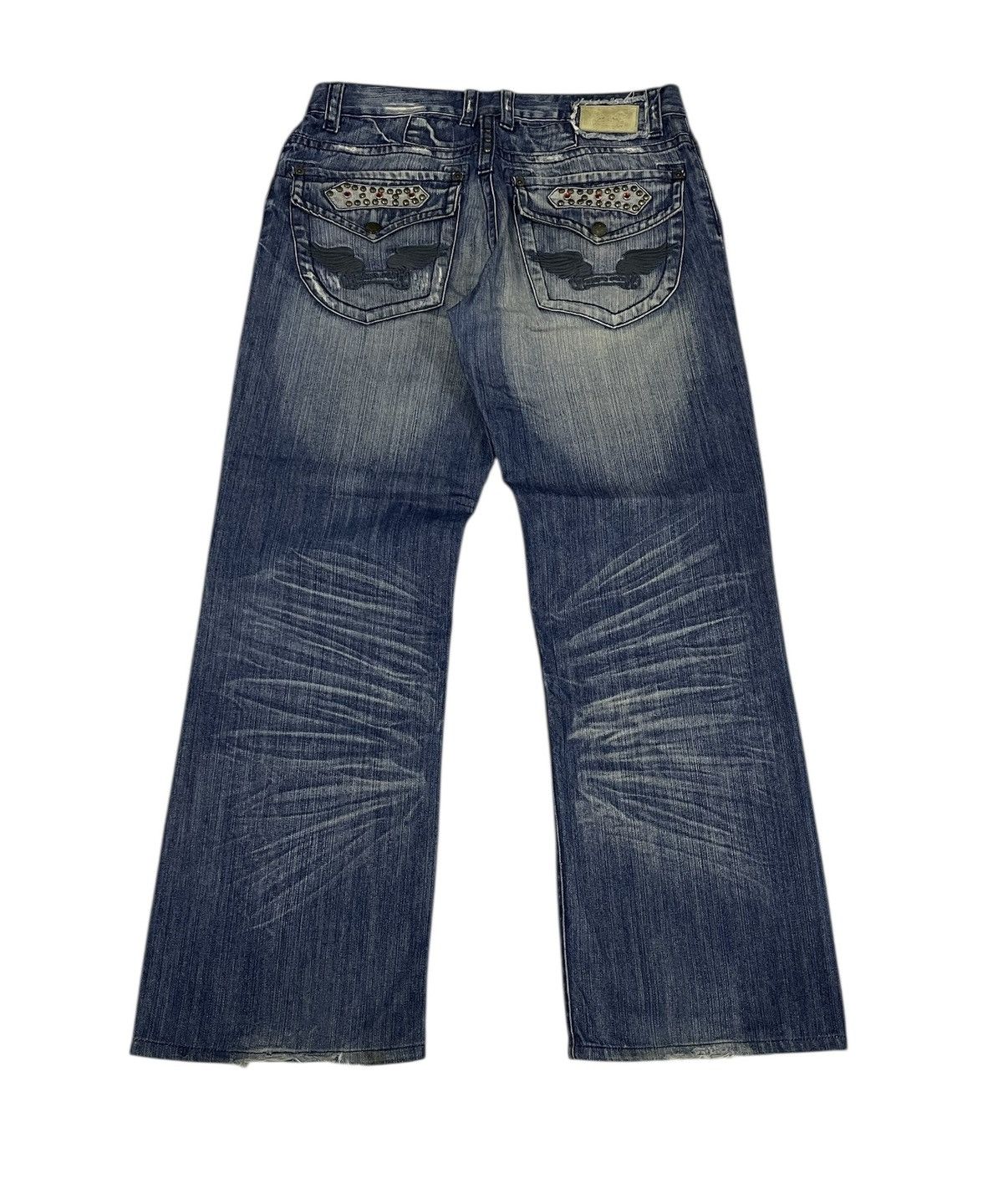 Robins Jeans Vintage Distressed Robins Jeans Size US 32 / EU 48 - 2 Thumbnail