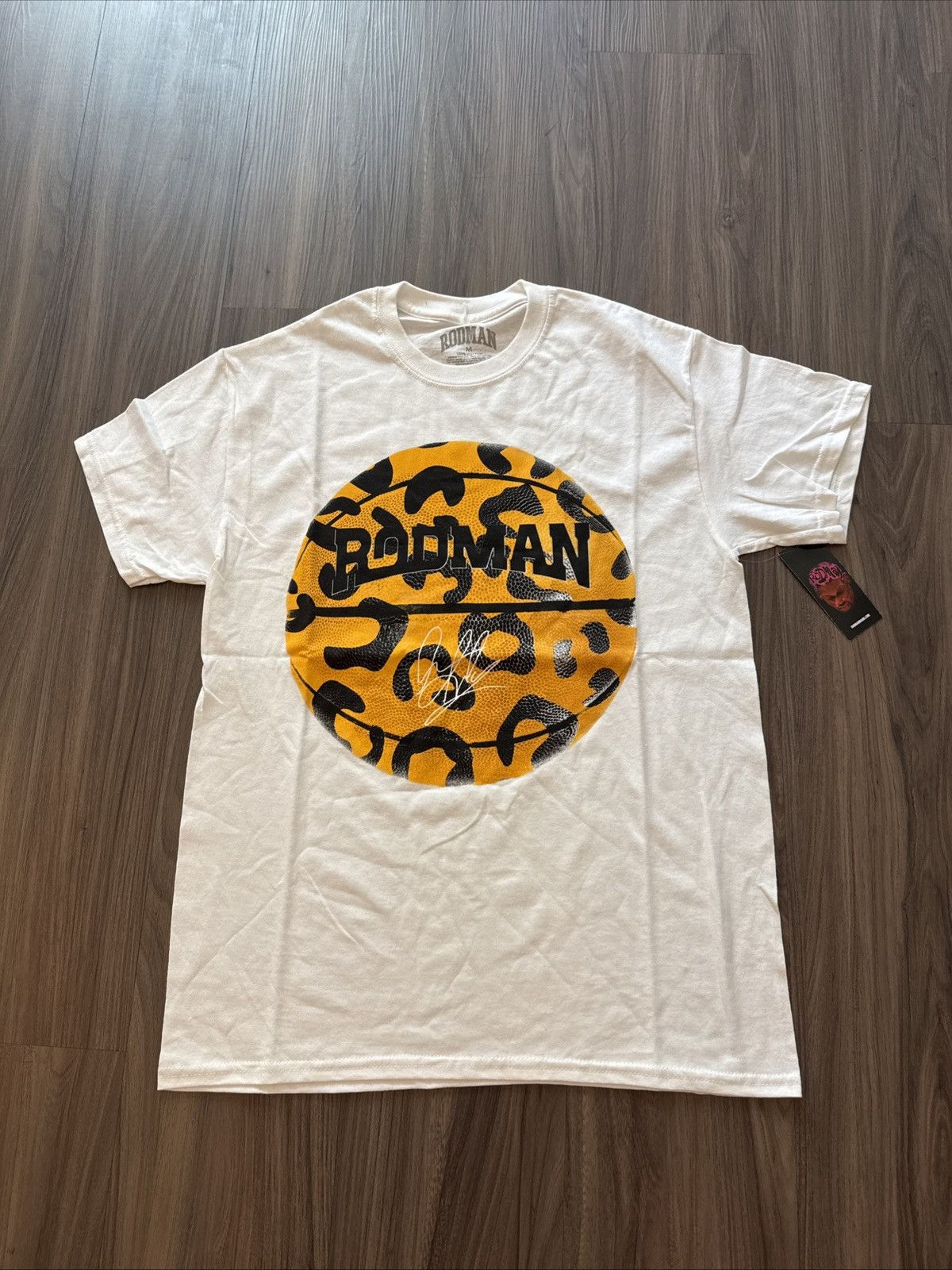 Other Rodman Brand Cheetah Basketball Graphic Tee White Medium Size US M / EU 48-50 / 2 - 1 Thumbnail