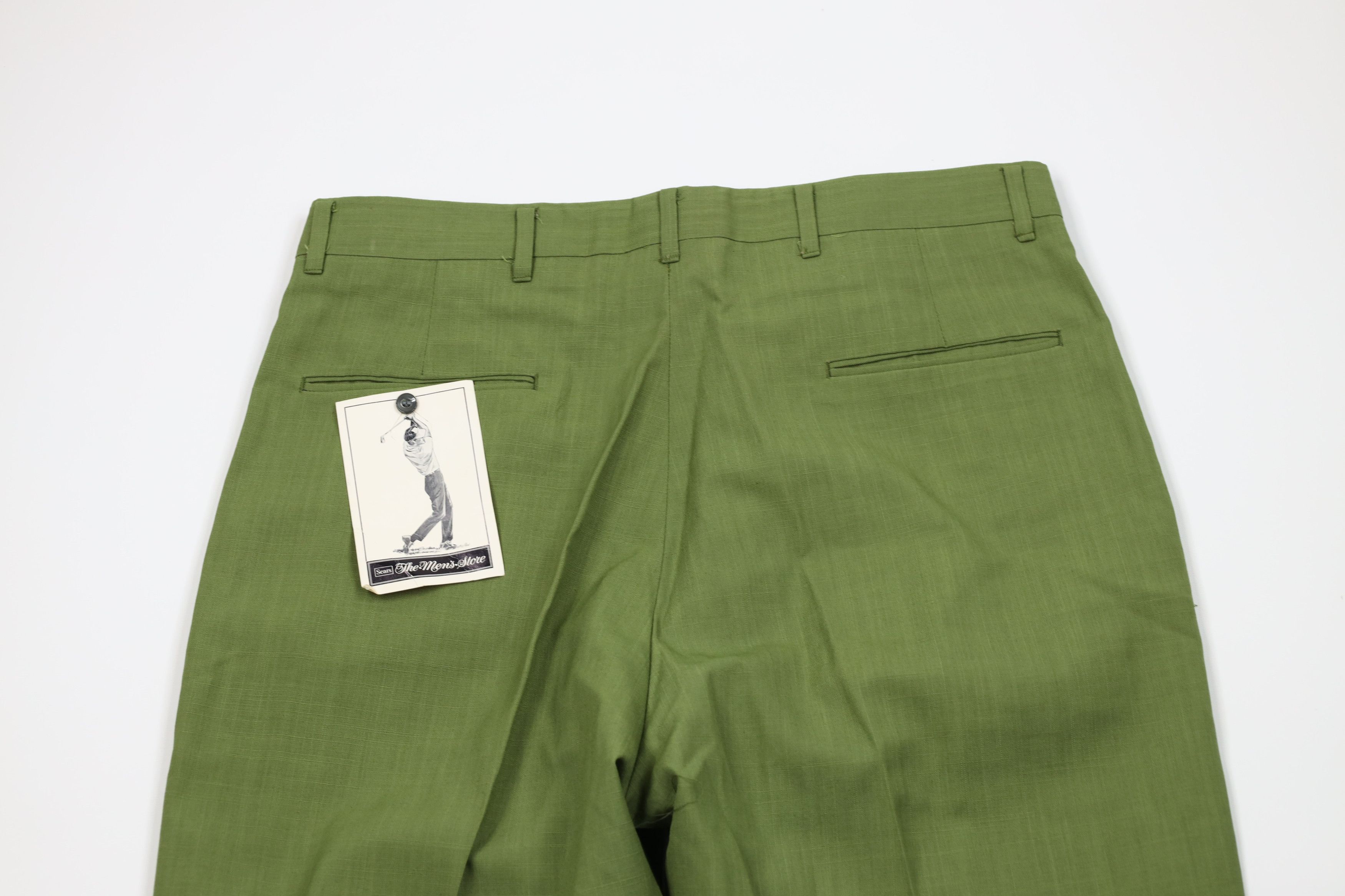 Vintage Deadstock Vintage 60s 70s Chino Pants Avocado Green USA Size US 36 / EU 52 - 12 Thumbnail