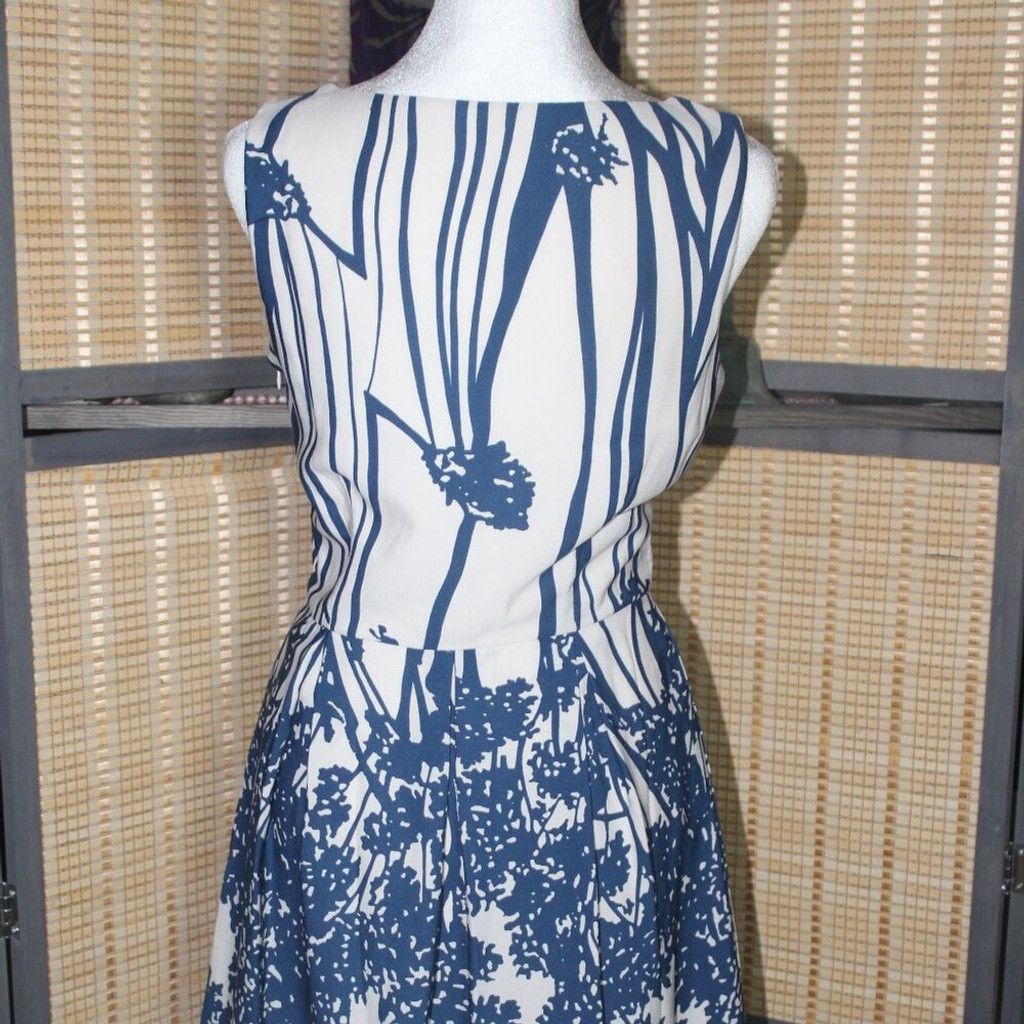 Other Blue and White Sleeveless Pink Owl Dress Size S / US 4 / IT 40 - 2 Thumbnail