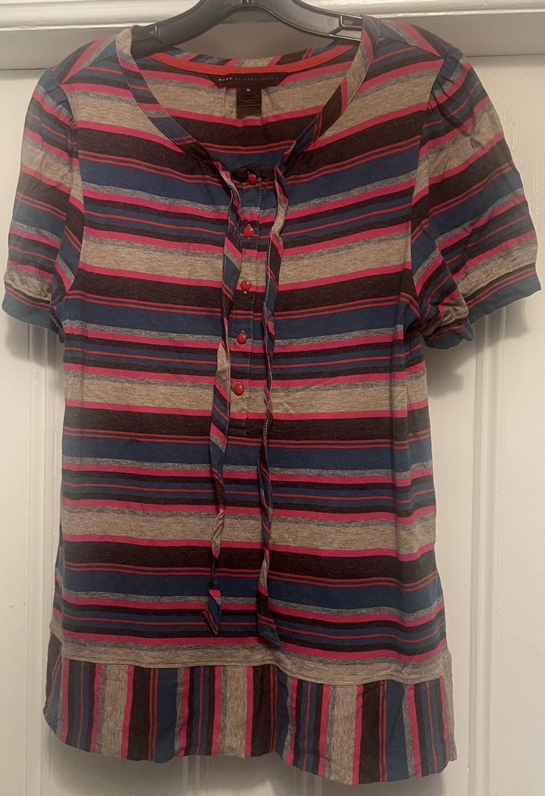 Marc by Marc Jacobs Authentic Marc by Marc Jacobs striped top medium buttons Size M / US 6-8 / IT 42-44 - 1 Thumbnail