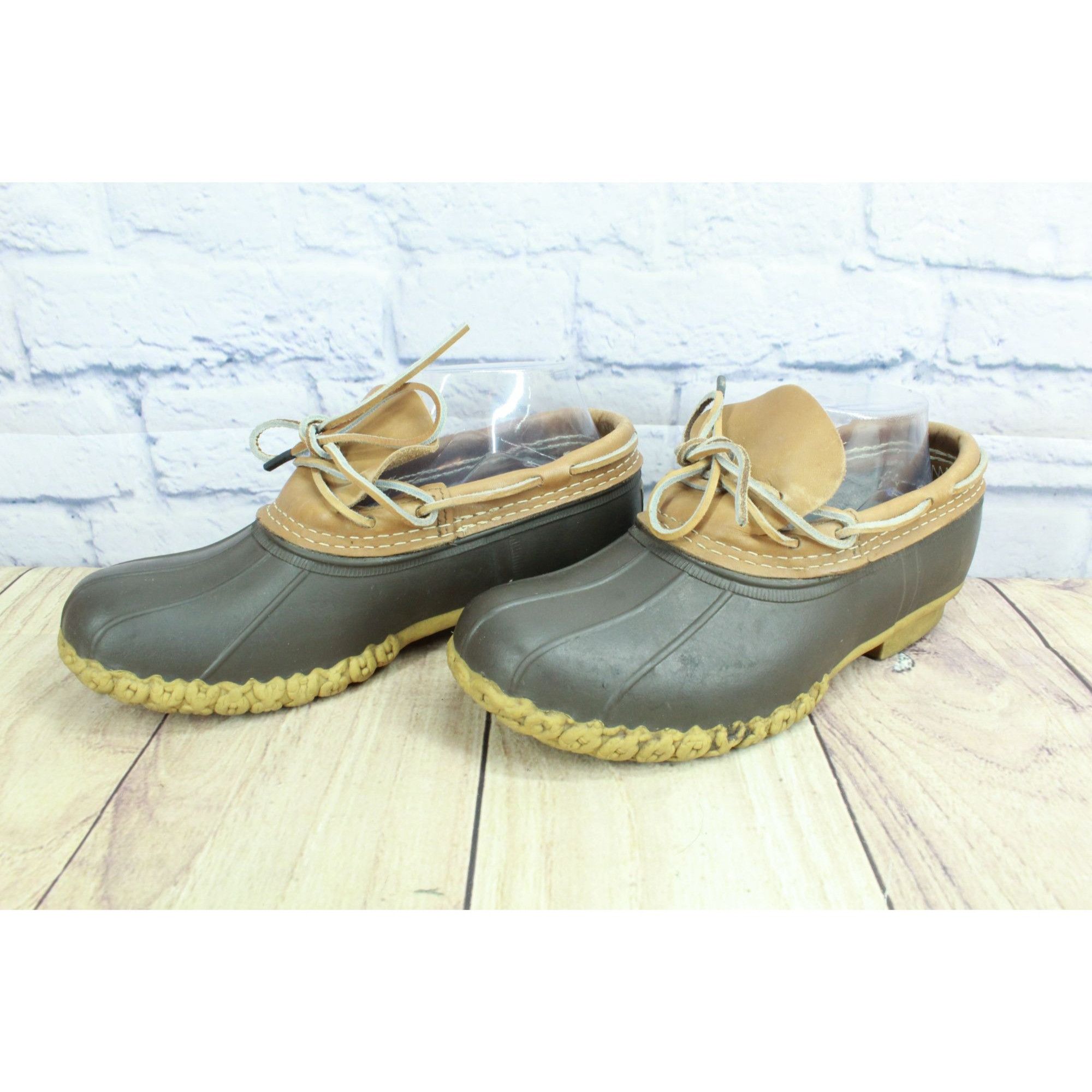 L.L. Bean LL Bean Brown Leather Duck Boots Size US 8 / IT 38 - 2 Thumbnail