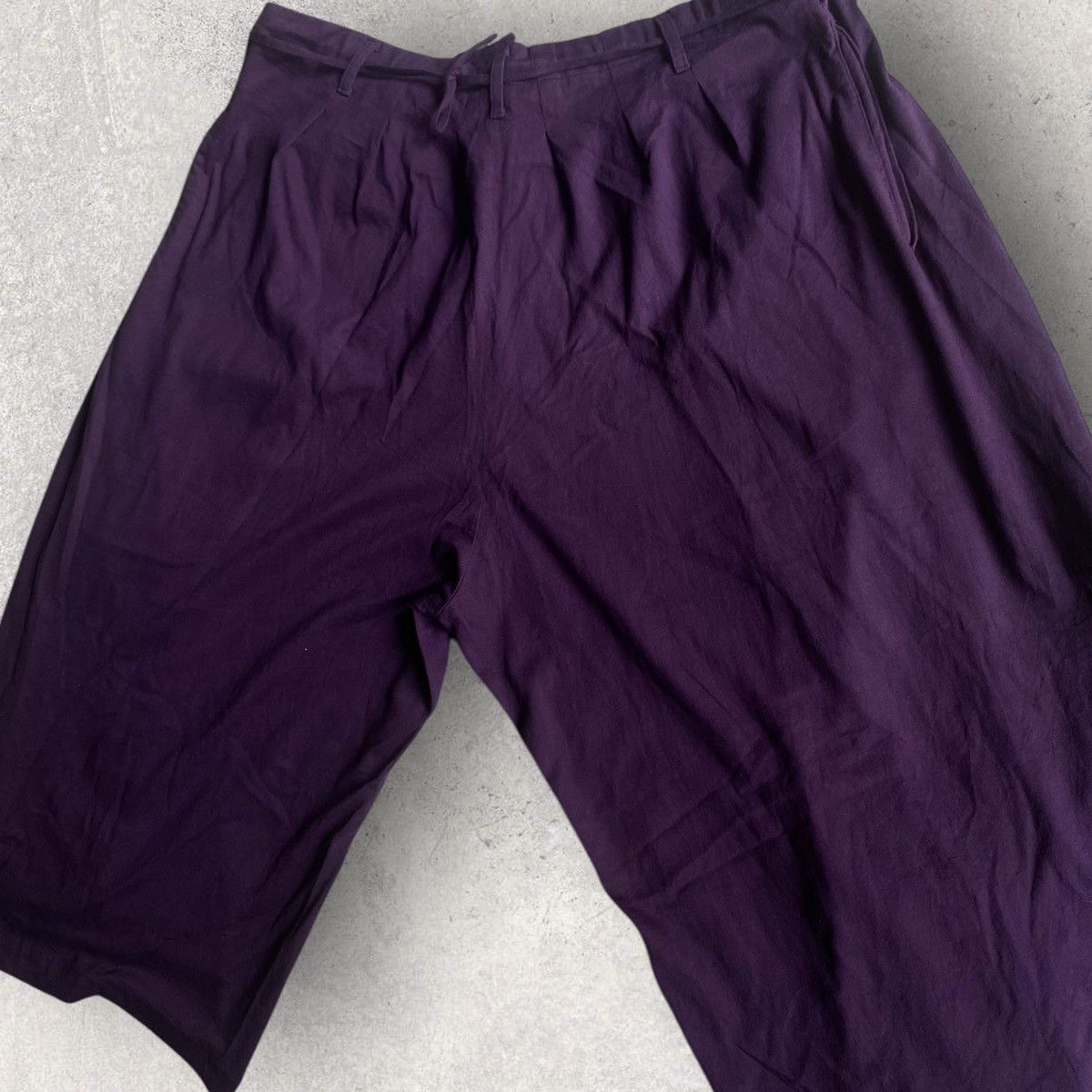 Yohji Yamamoto Ground Y Drawstring Wrap Cropped Pants Size US 34 / EU 50 - 7 Thumbnail