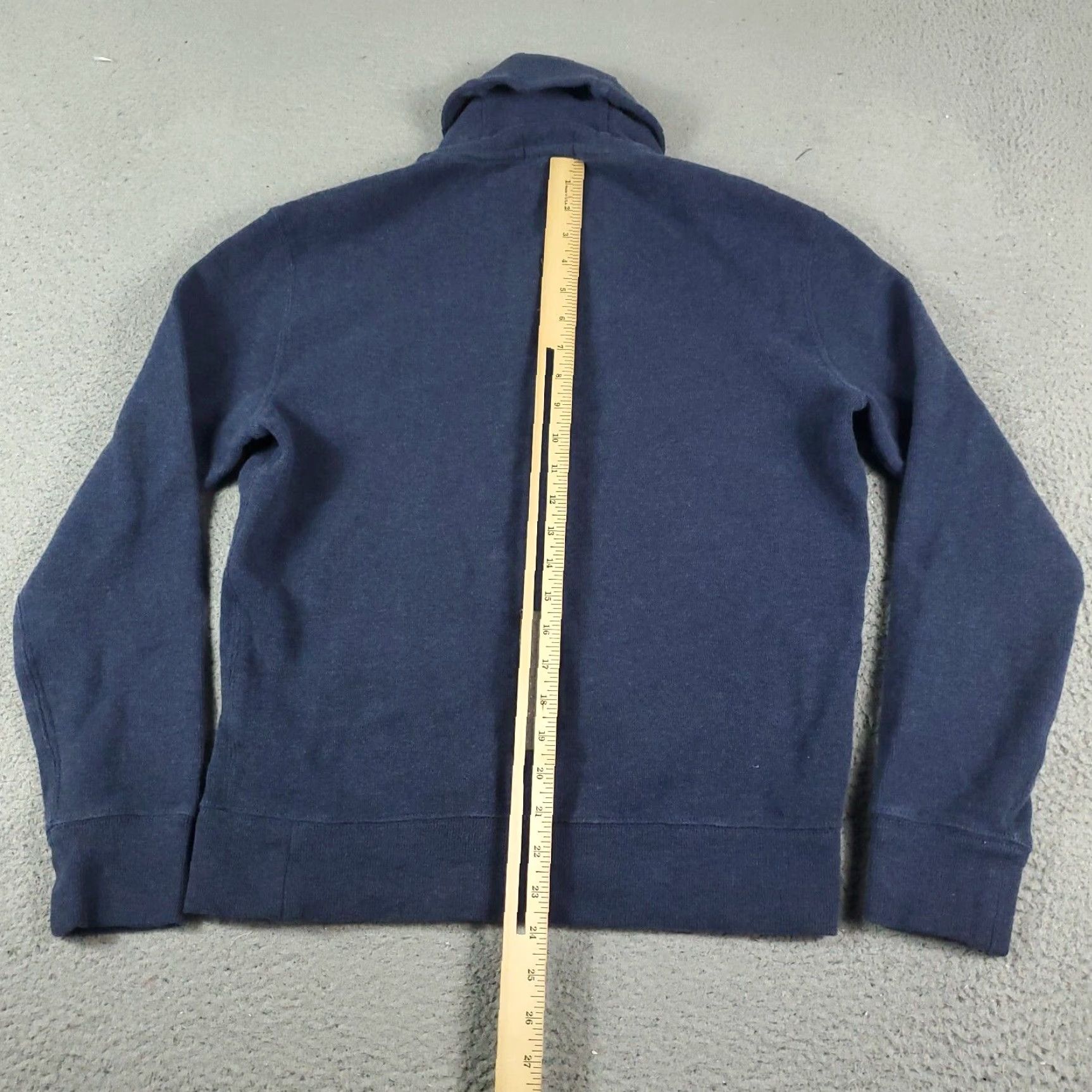 Ralph Lauren Ralph Lauren Mens Blue Pullover Sweater Small Pony Logo Collar Cotton Long Sleeve Business Casual Size US S / EU 44-46 / 1 - 6 Thumbnail