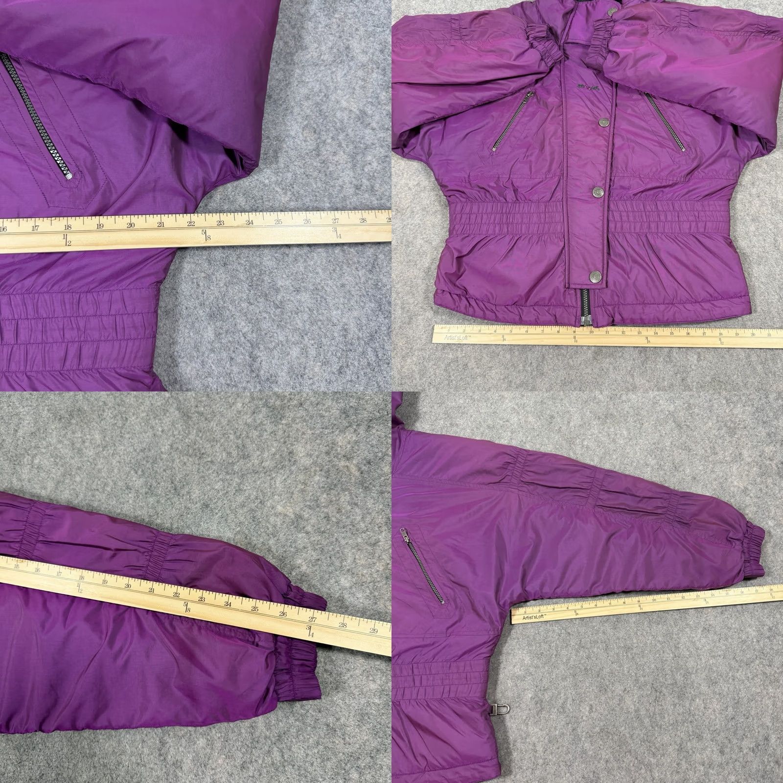 Vintage OSSI Skiwear Puffer Jacket Women's XS S? Purple Size S / US 4 / IT 40 - 10 Thumbnail