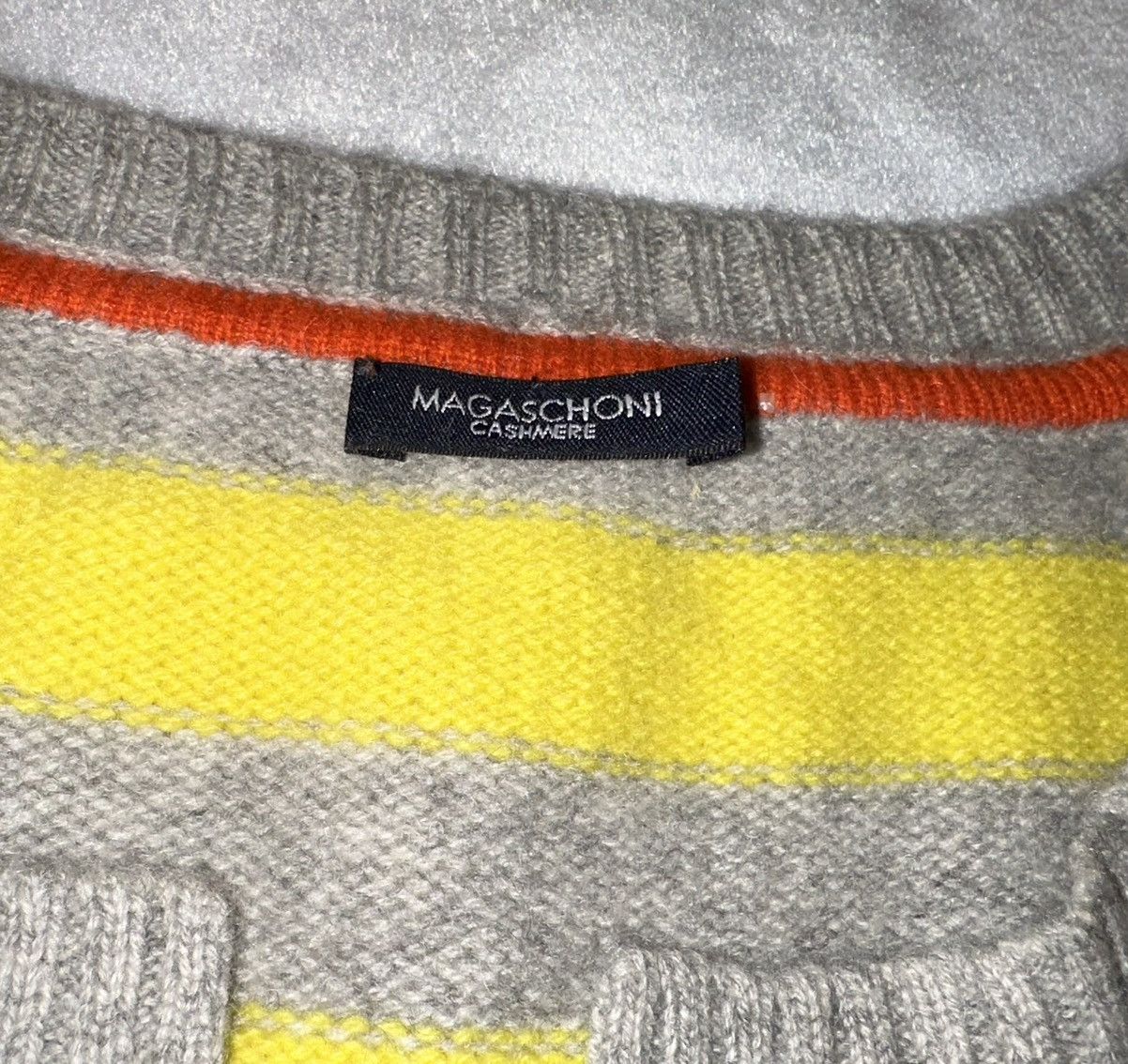 Magaschoni Magaschoni Cashmere Striped L/S Sweater Dress-Size Med Size M / US 6-8 / IT 42-44 - 3 Thumbnail