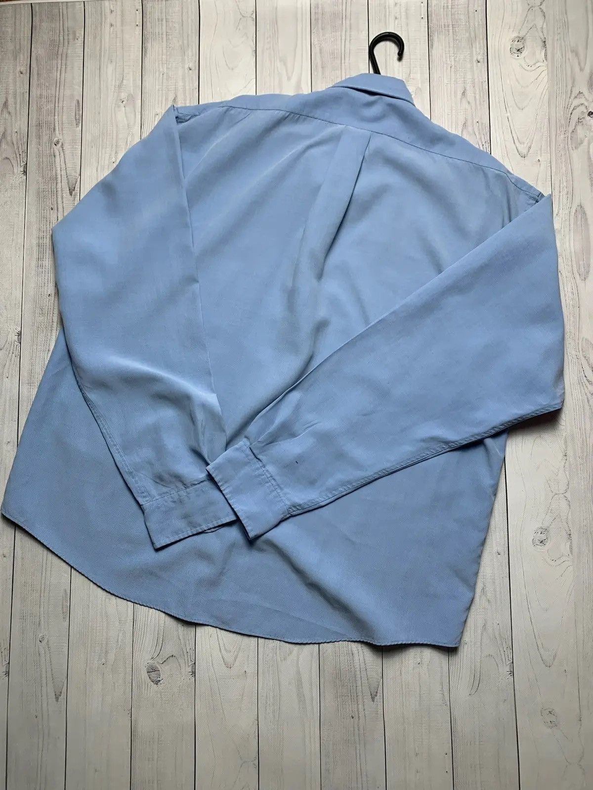 Yves Saint Laurent Vintage Yves Saint Laurent Jeans shirt XL logo blue Size US XL / EU 56 / 4 - 6 Thumbnail
