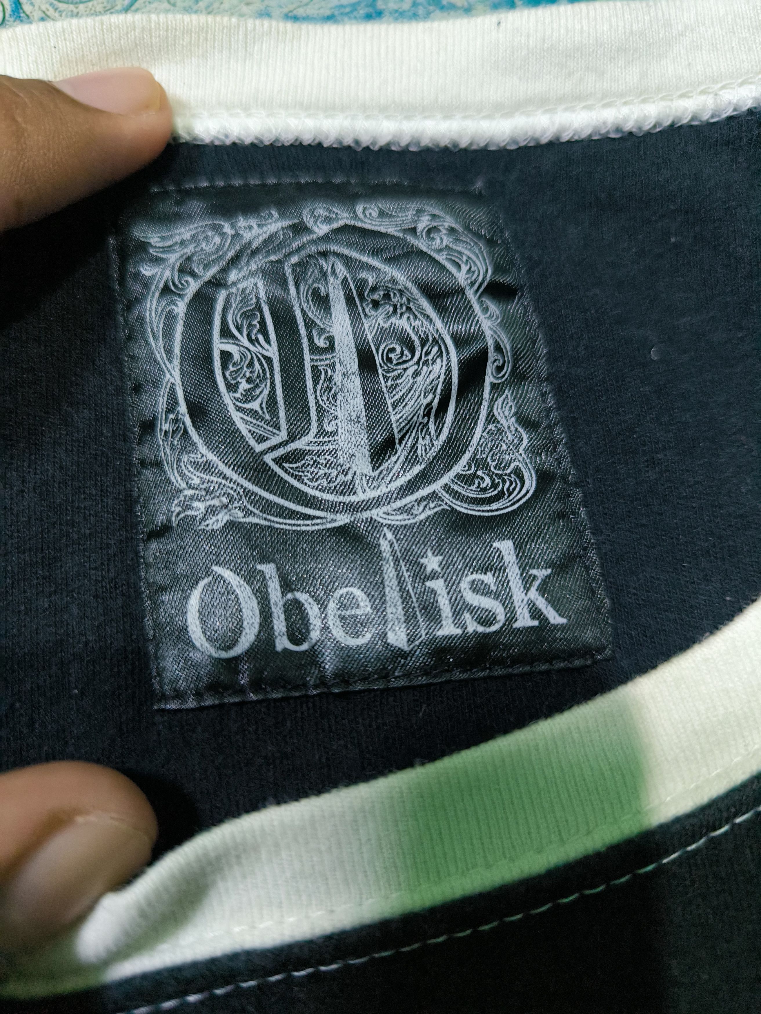 If Six Was Nine Obelisk Skull 3/4 Sleeve Tee Size US M / EU 48-50 / 2 - 2 Thumbnail