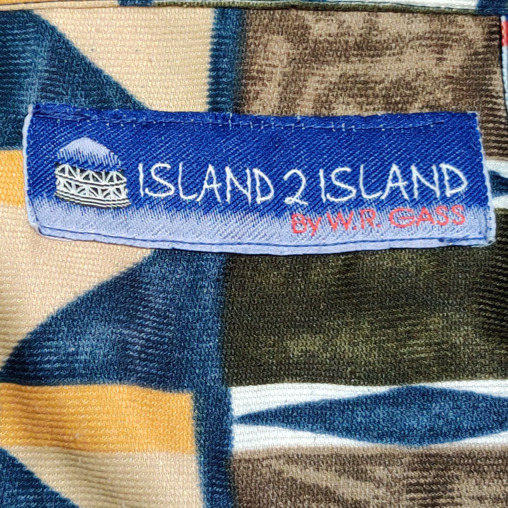 Other Island 2 Island L Tribal Geometric Print Button Down Shirt T Size US L / EU 52-54 / 3 - 4 Thumbnail