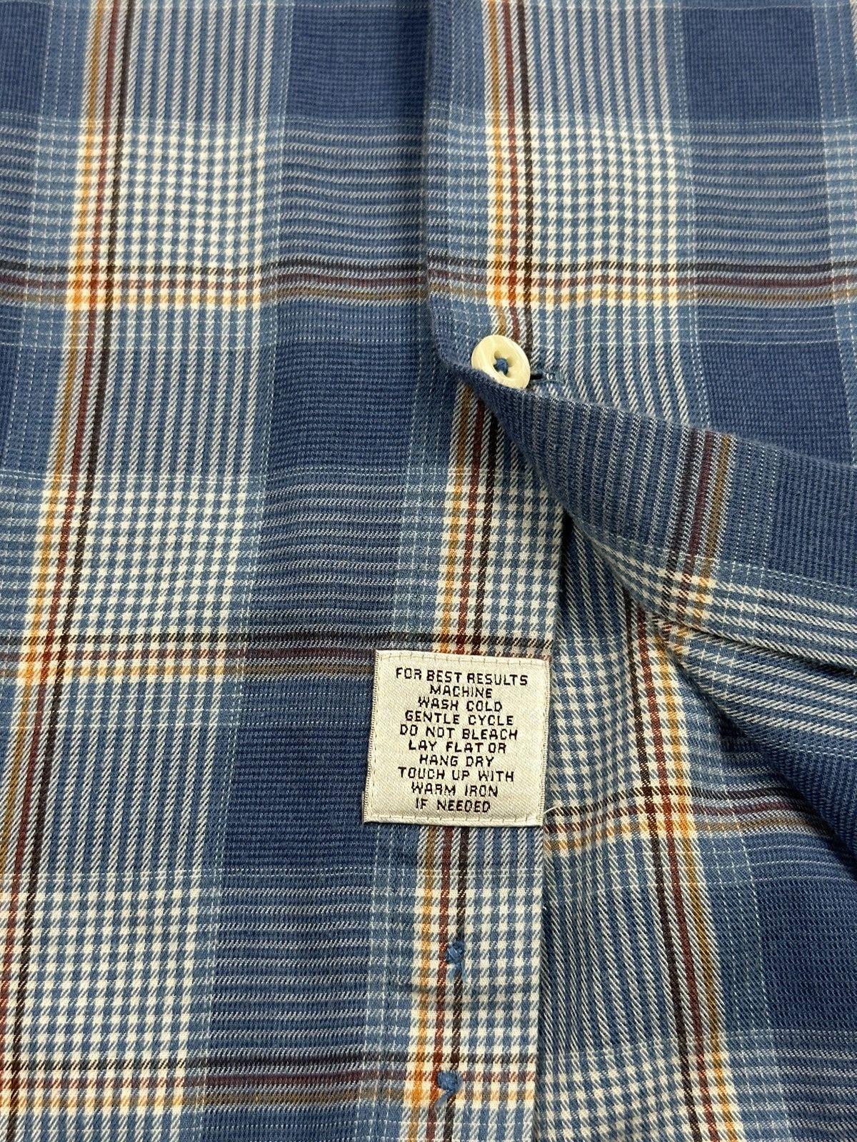Peter Millar Peter Millar Shirt Plaid Wool Blend Button Down Long Sleeve Size US XL / EU 56 / 4 - 10 Thumbnail