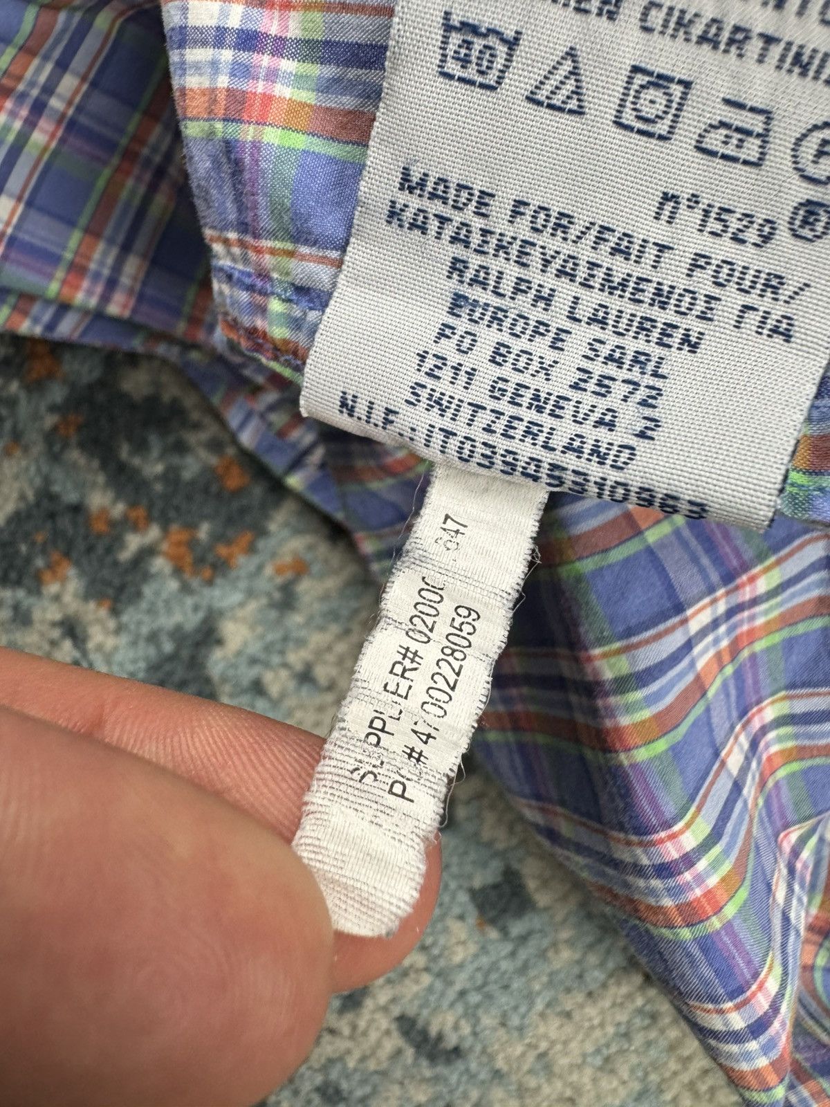 Polo Ralph Lauren × Vintage Vintage 90s Polo Ralph Lauren checked short sleeve shirt Size US L / EU 52-54 / 3 - 15 Thumbnail