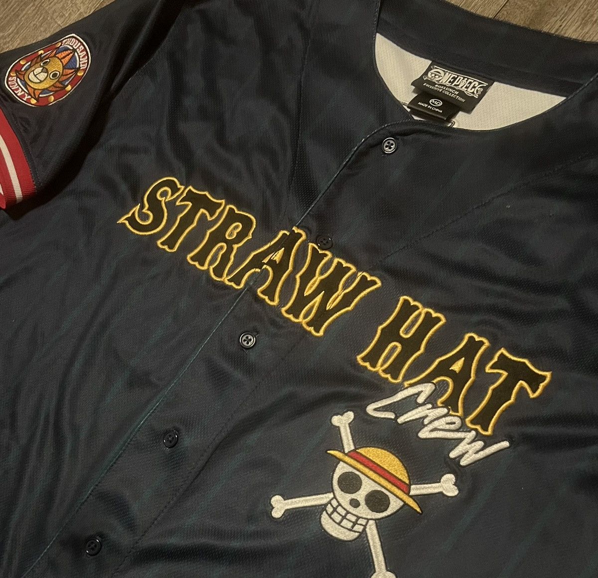 One Piece One Piece Monkey Luffy Straw Hat Crew Baseball Jersey size M Size US M / EU 48-50 / 2 - 2 Thumbnail