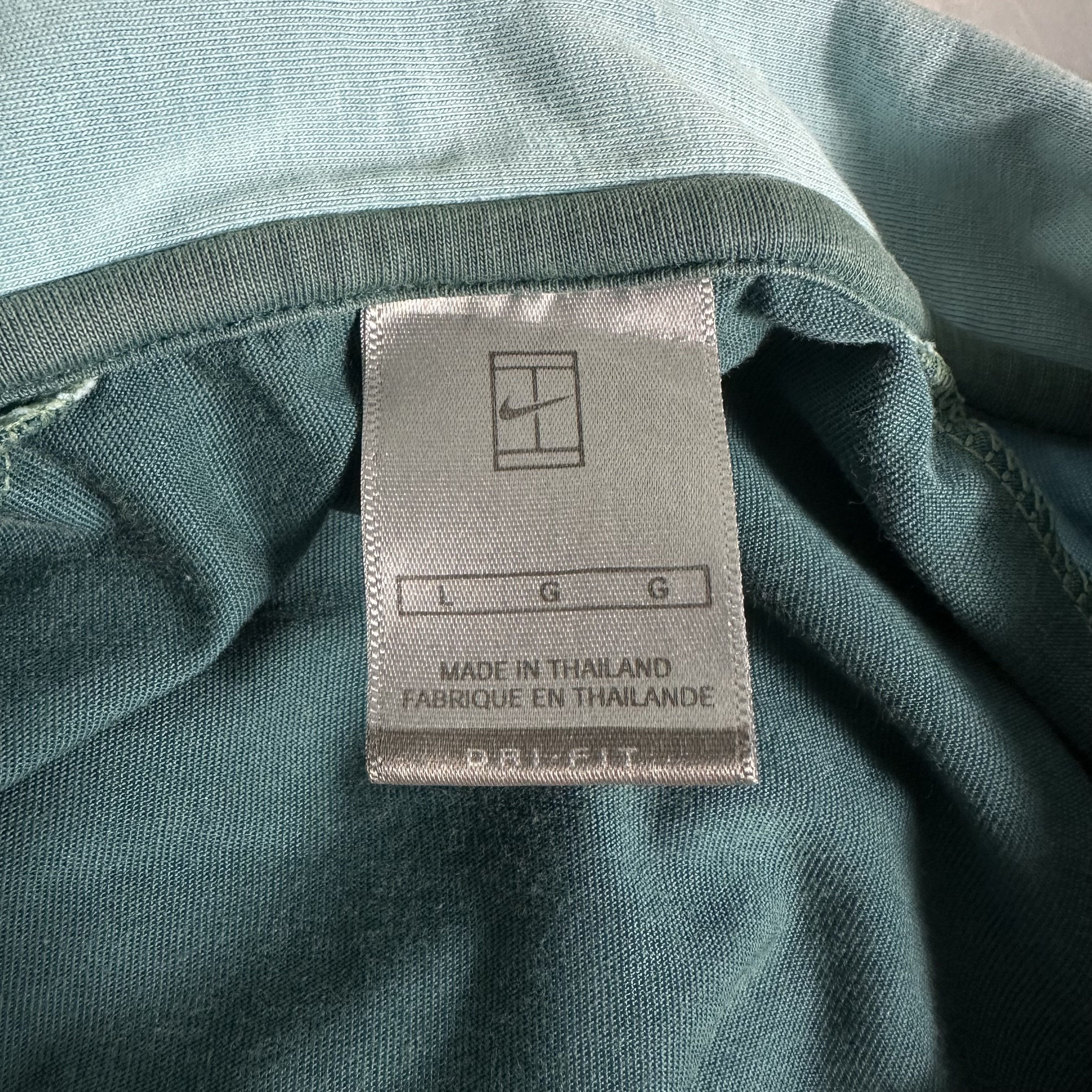 Nike × Nike ACG 🔥RARE🔥Vintage Nike Court Dri-Fit Polo Shirt Push Button Size US L / EU 52-54 / 3 - 4 Thumbnail