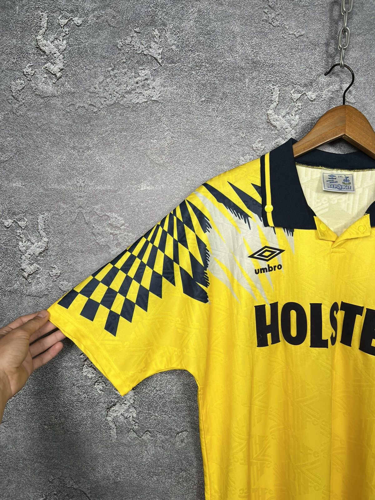 Umbro Tottenham Hotspur 1991/1995 #11 Nayim Away Shirt Jersey Size US XXL / EU 58 / 5 - 5 Thumbnail