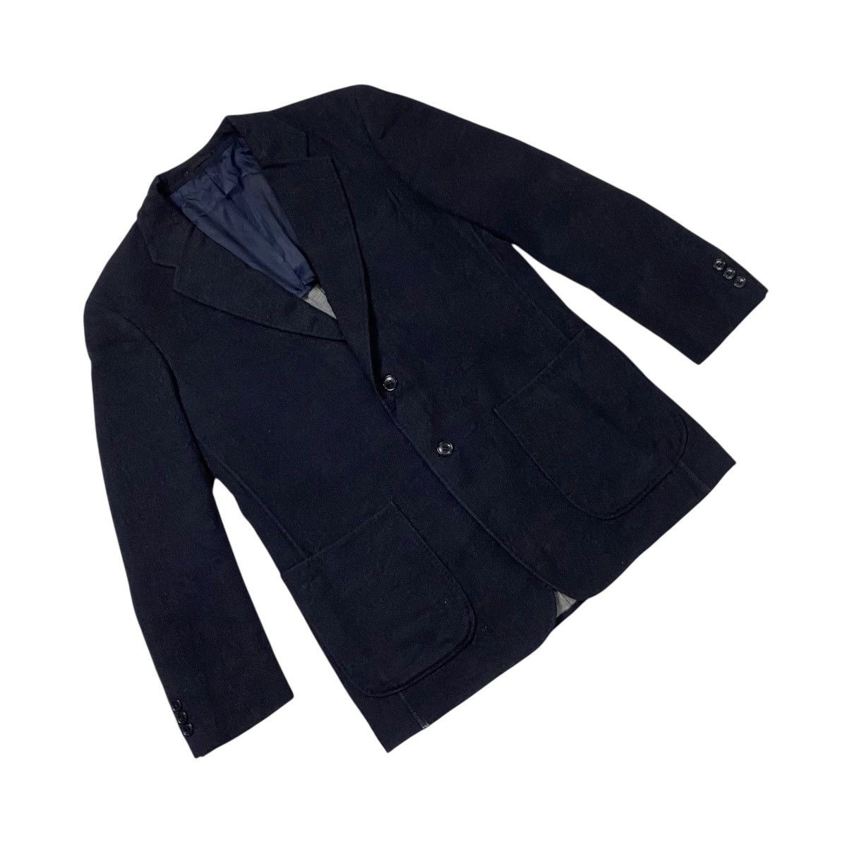 Lanvin Vintage Lanvin Classique black Wool Blazer Coats Jacket Size US L / EU 52-54 / 3 - 2 Thumbnail