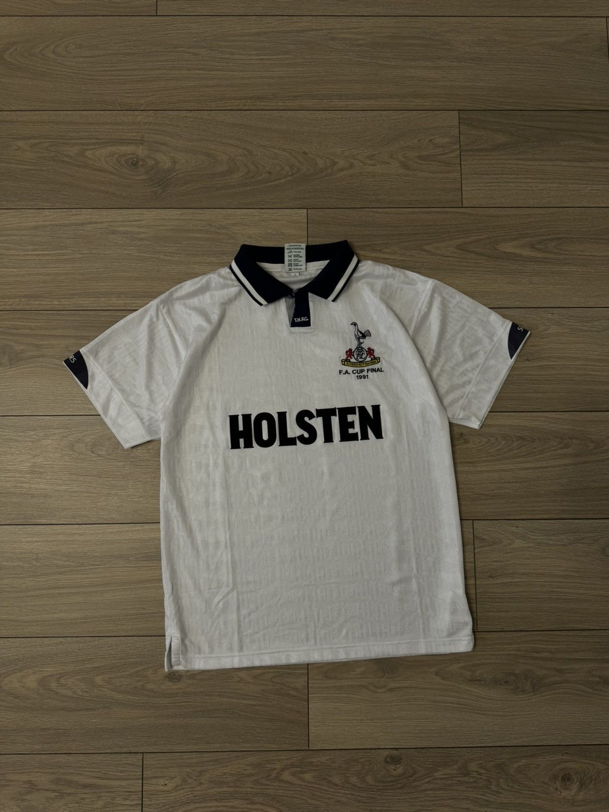 Other Tottenham 1991 Home Score Draw Football Shirt Soccer Jersey Size US L / EU 52-54 / 3 - 1 Thumbnail