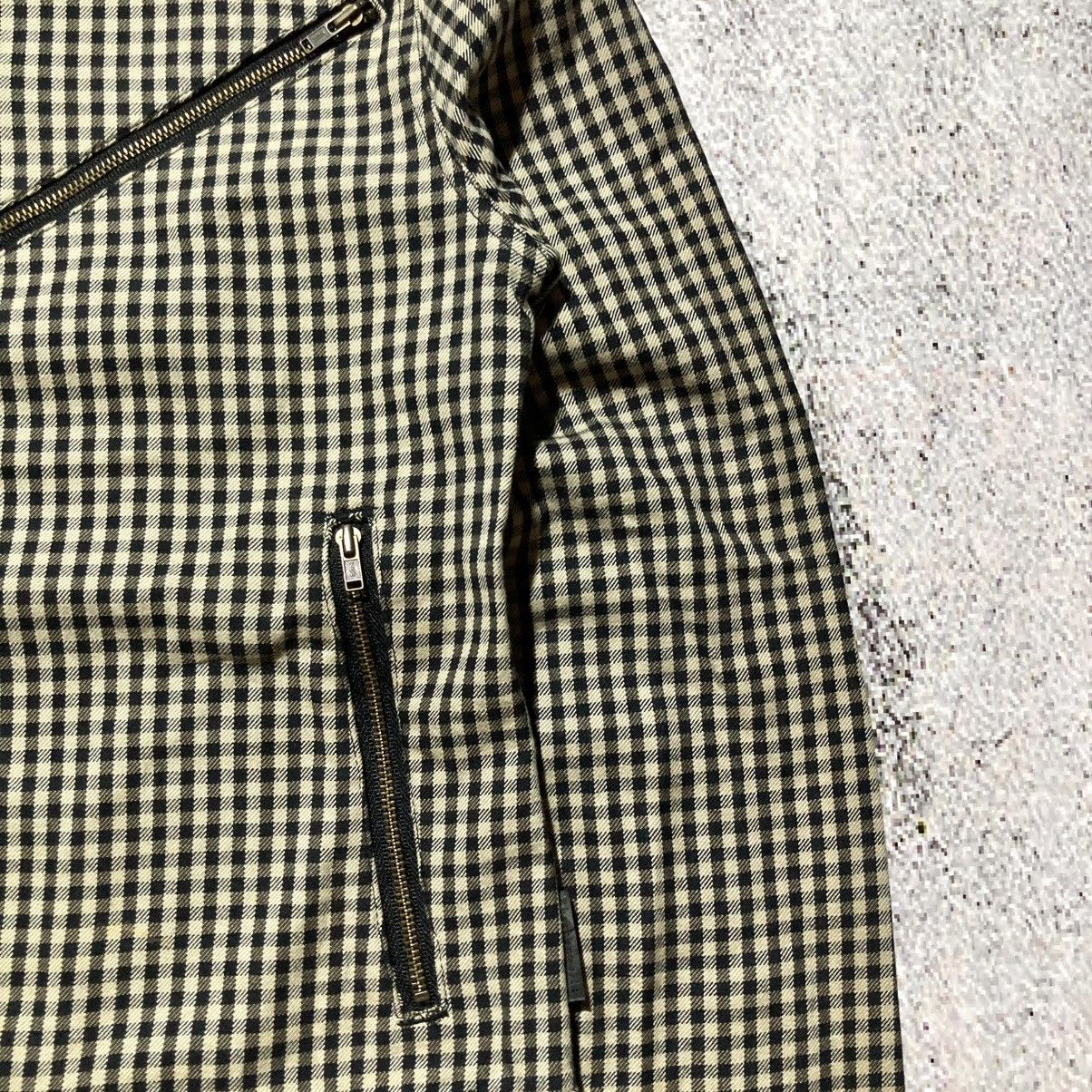 20471120 2000s Ehypenworld Gallery Asymastrical Bikers Jacket Plaid Size US XS / EU 42 / 0 - 4 Thumbnail