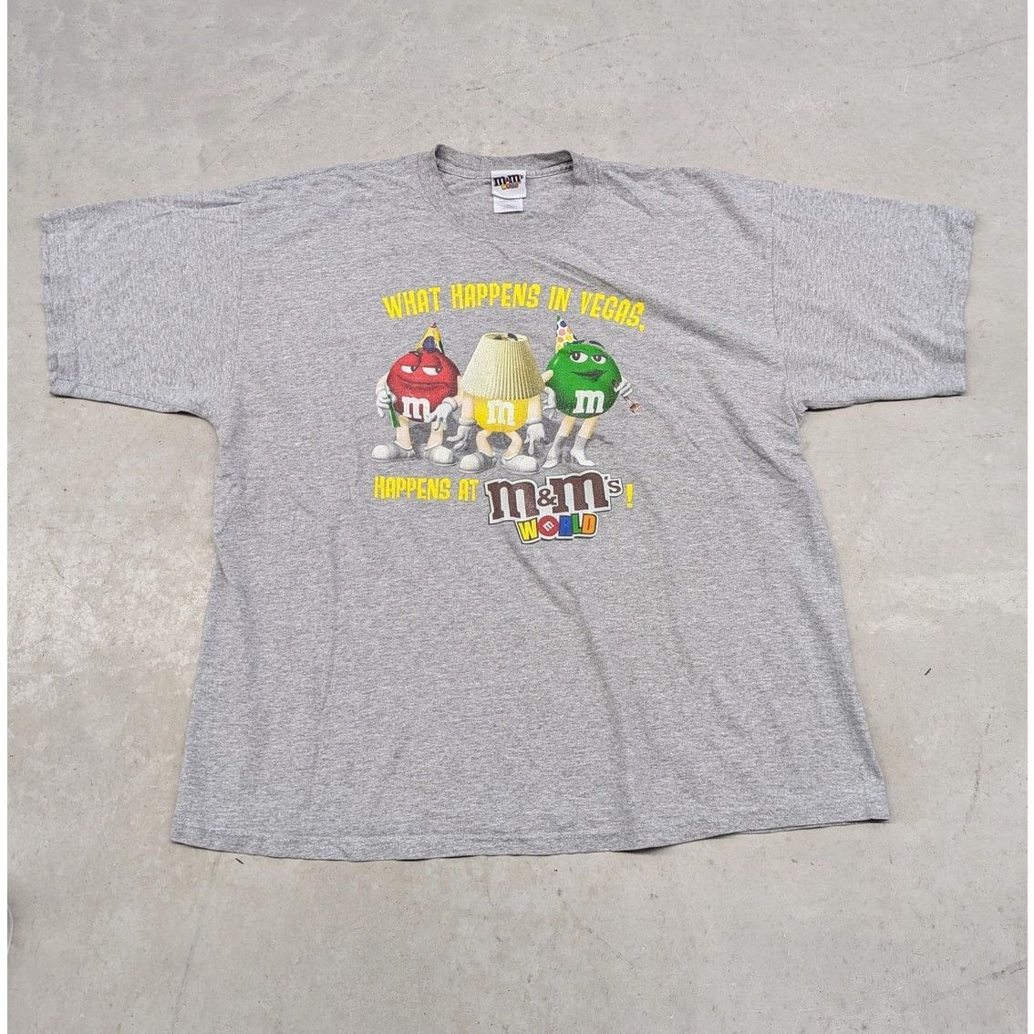 Fruition × Vintage Vintage M&M World "What Happens in Vegas" t-shirt Size US XXL / EU 58 / 5 - 1 Thumbnail