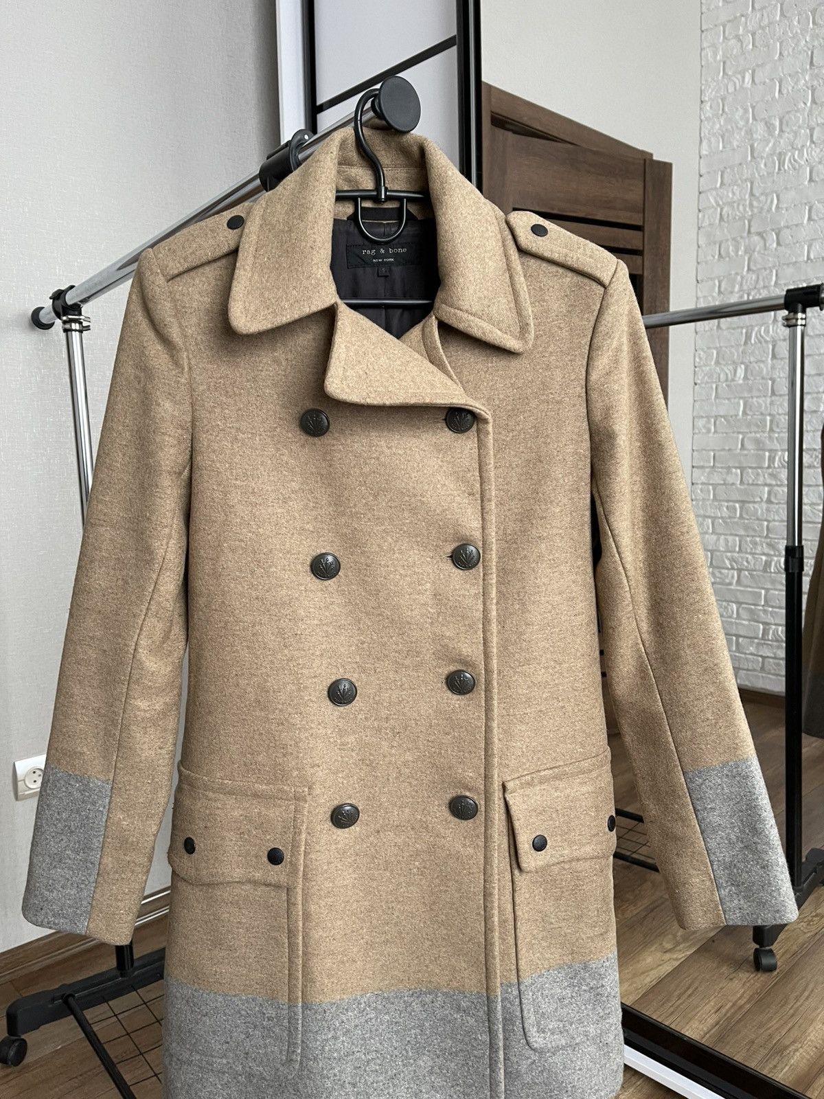 Rag & Bone Rag And Bone New York Double Wool Coat Jacket Size US S / EU 44-46 / 1 - 5 Thumbnail
