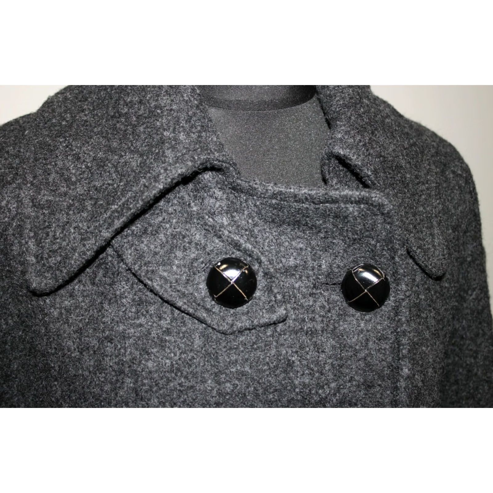 Vintage Isabel Marant Etoile Coat Womens Wool Blend Size 40 Grey Jacket Casual (Note: Reordered for clarity and search relevance) Size S / US 4 / IT 40 - 3 Thumbnail