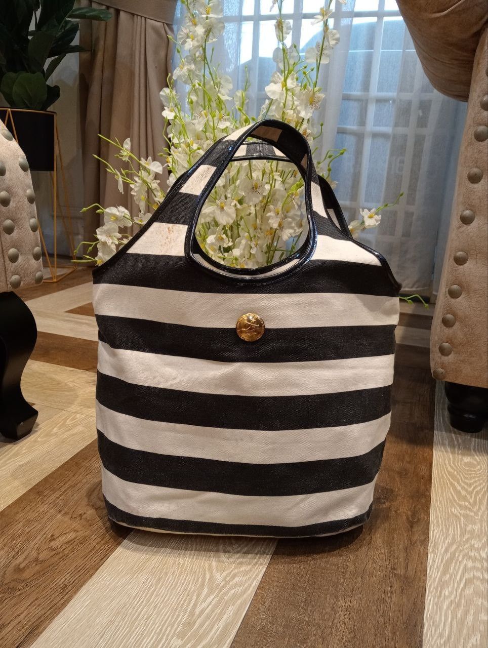 agnes b. TO B by AGNES B. STRIPED TOTE BAG Size ONE SIZE - 2 Thumbnail
