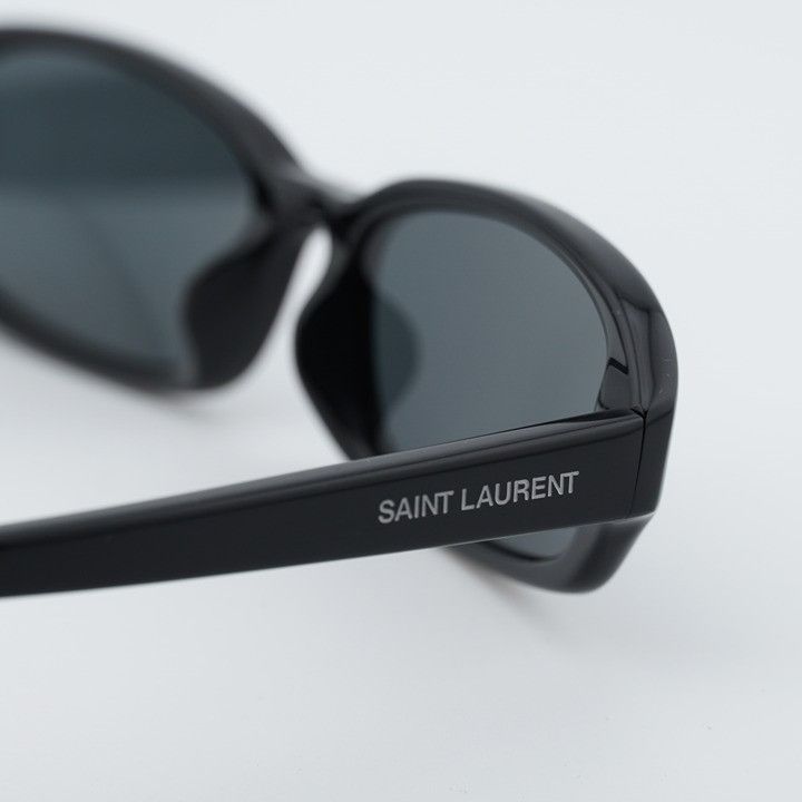 Saint Laurent Paris Saint Laurent SL872 ERIN 001 Sunglasses Black Rectangle Fram Size ONE SIZE - 6 Thumbnail