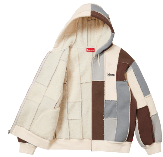 Supreme Supreme Faux Shearling Zip Up Hooded Sweatshirt Natural Size US L / EU 52-54 / 3 - 3 Thumbnail